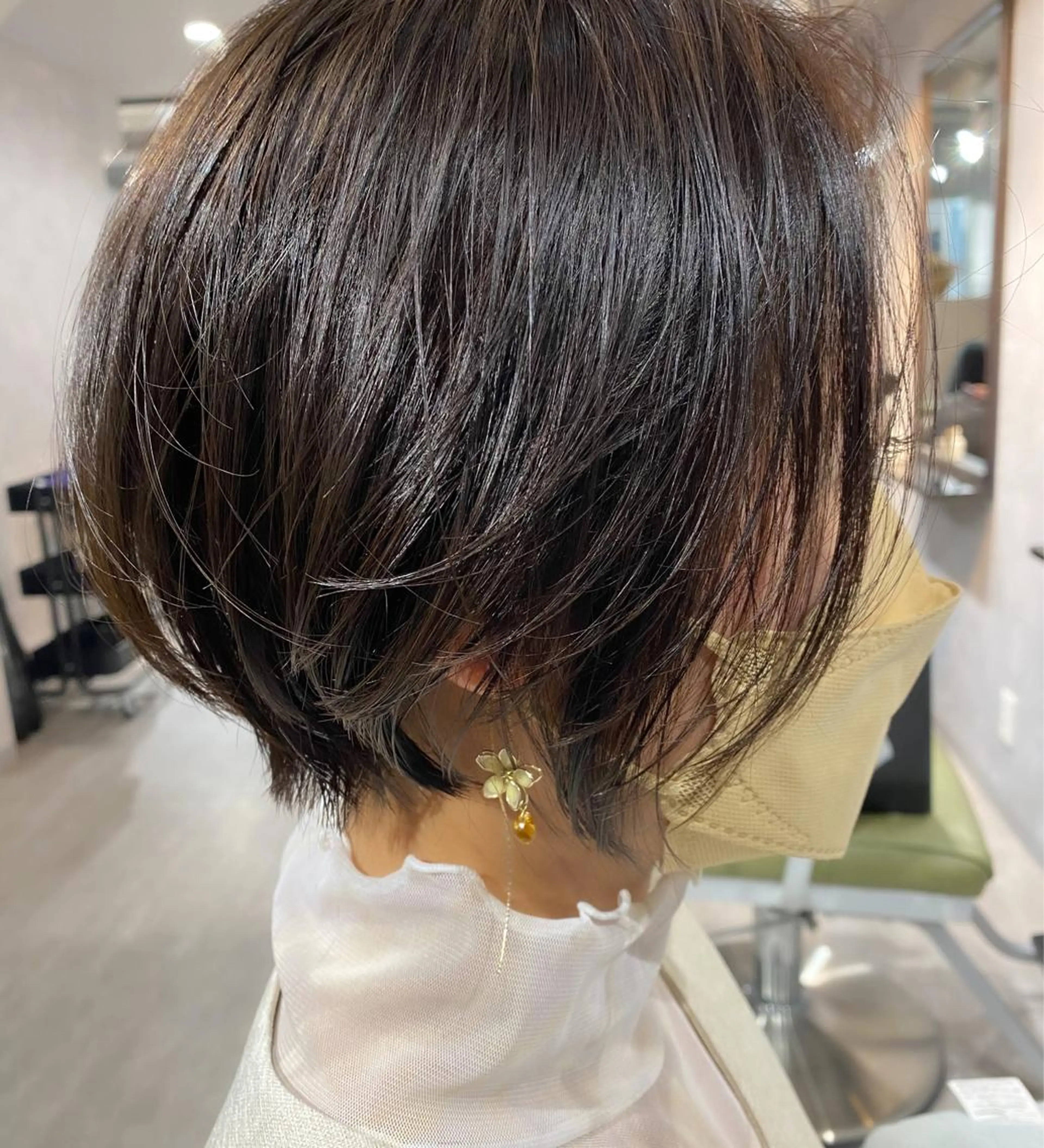 ショート カラー 丸みショート ショートヘア カット ヘアカラー トリートメント lmu by if所属・久保 亮太のヘアスタイル