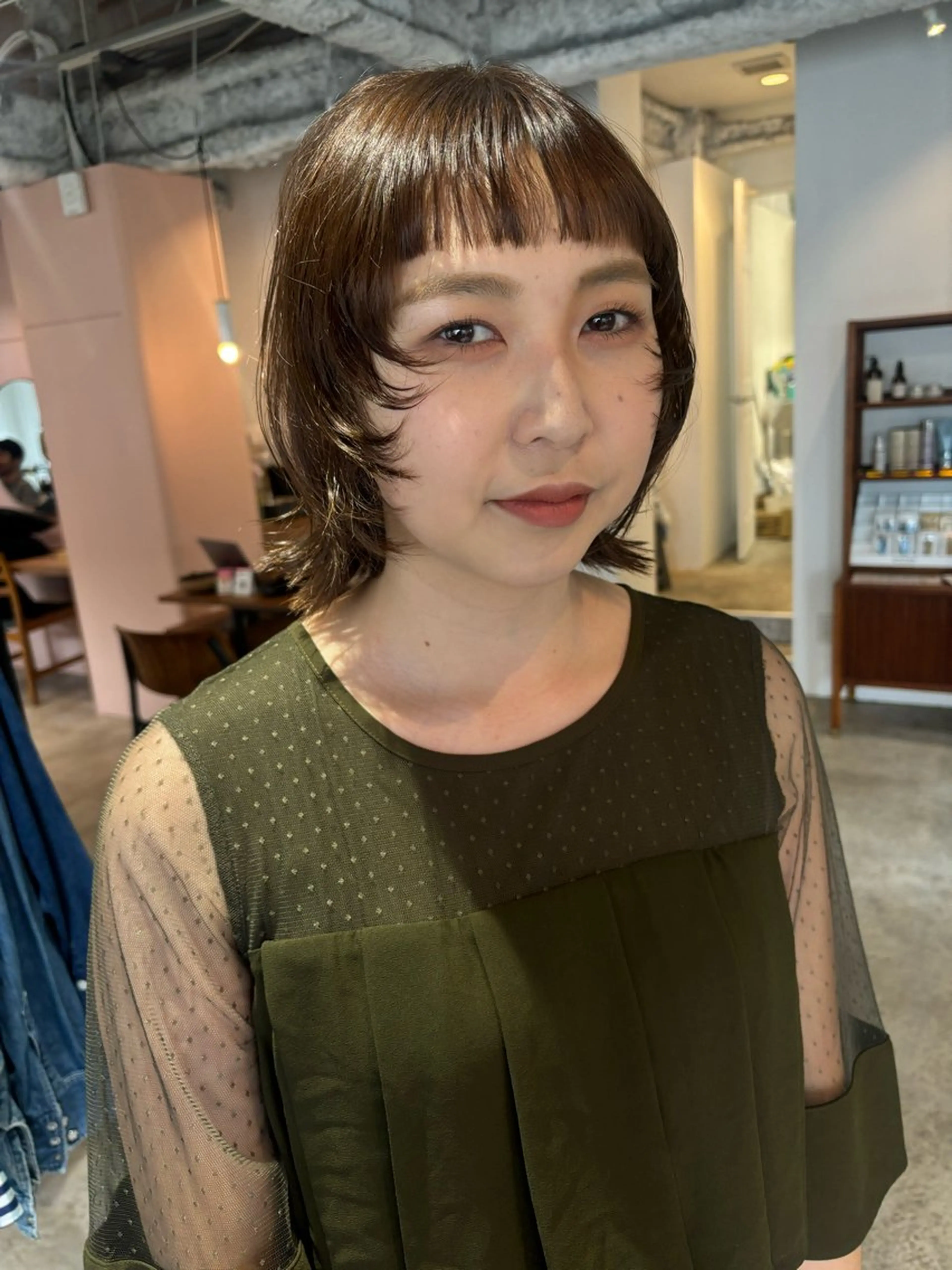 ショート カラー パーマ Hayashi Shioriのヘアスタイル