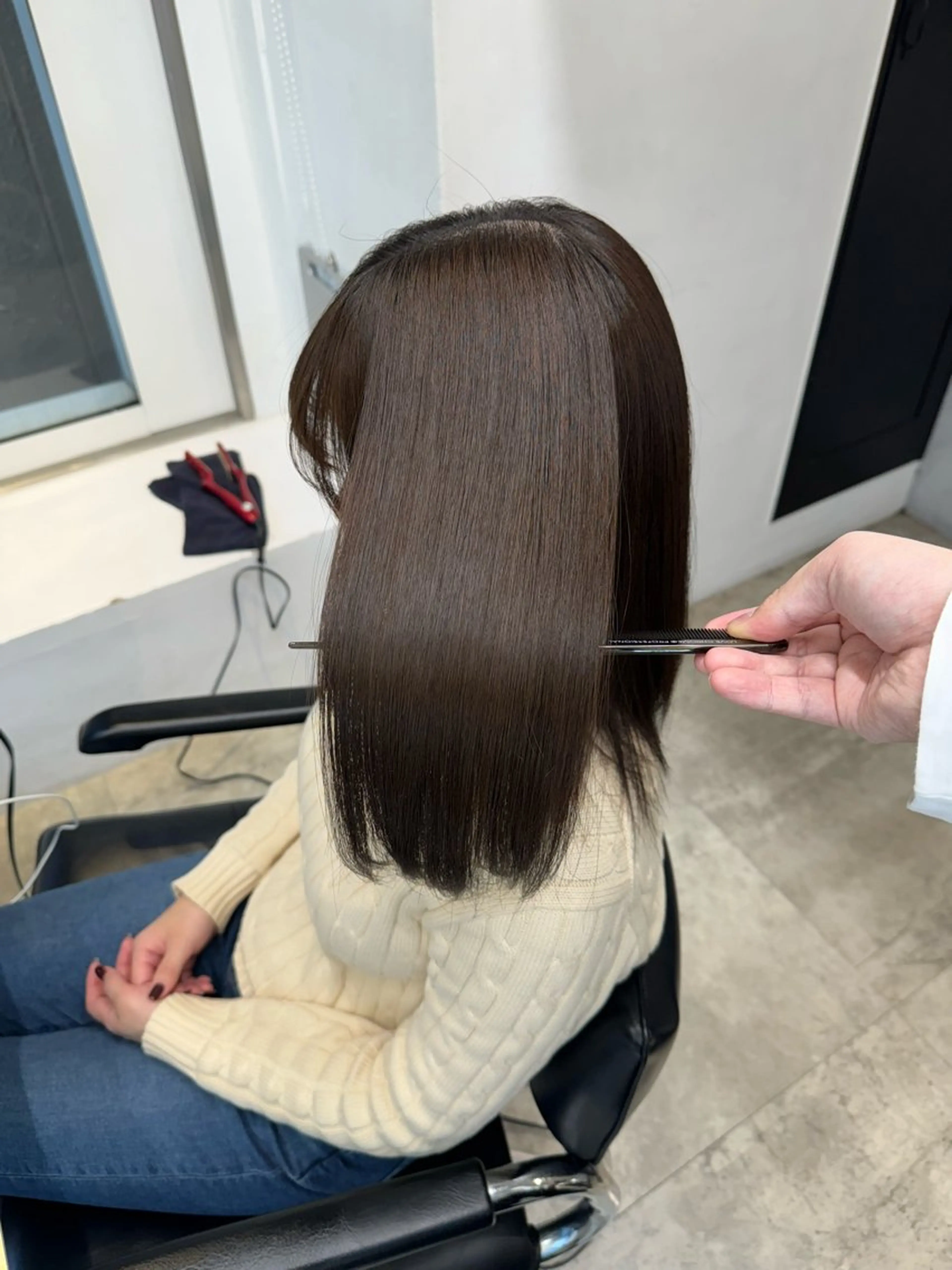 セミロング トリートメント ヘアセット 髪質改善/艶髪 🫧佐藤景流🫧のヘアスタイル