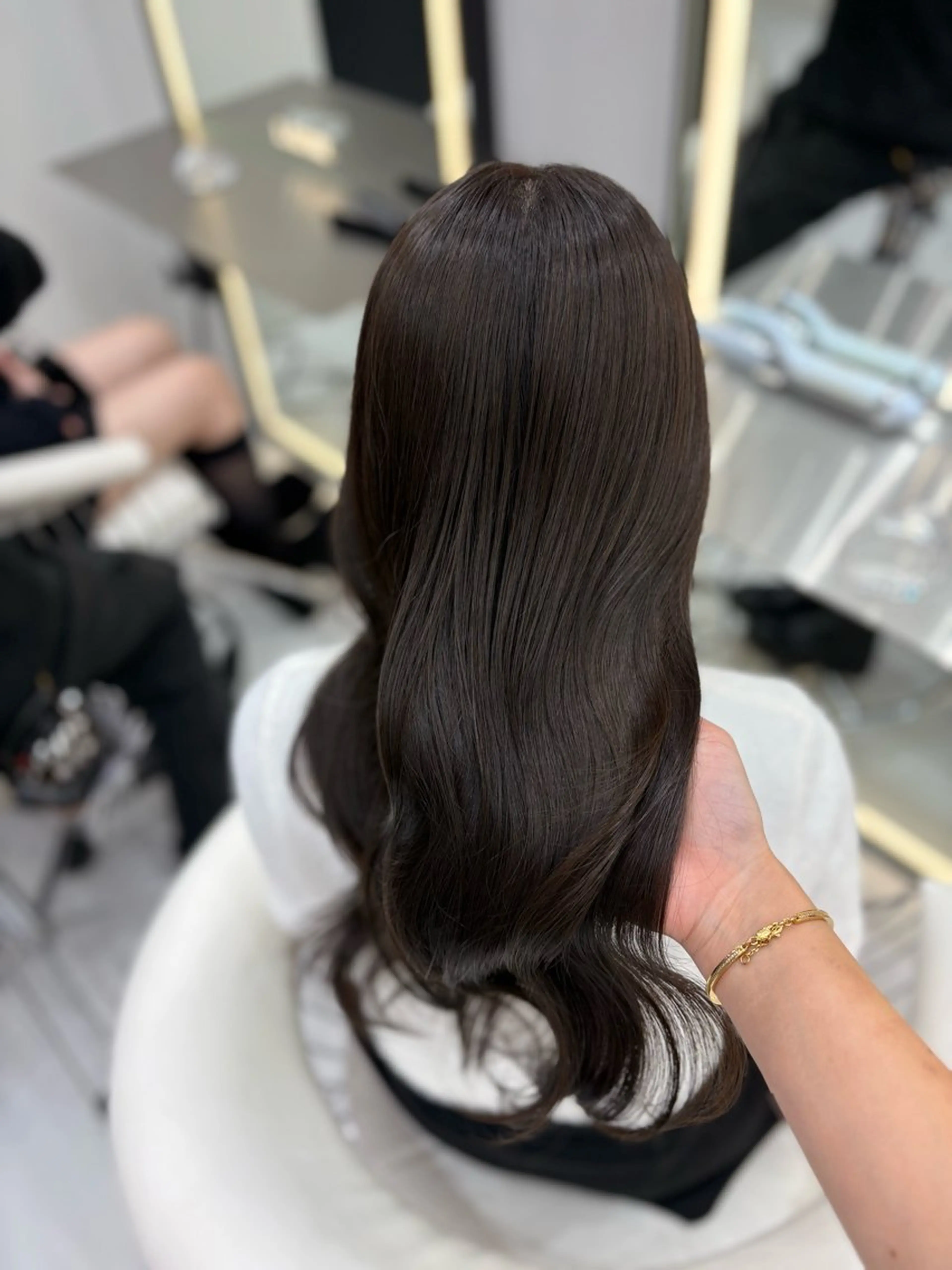 セミロング カラー カット ヘアカラー トリートメント 新宿/韓国ヘア 中明度カラー/かやのヘアスタイル