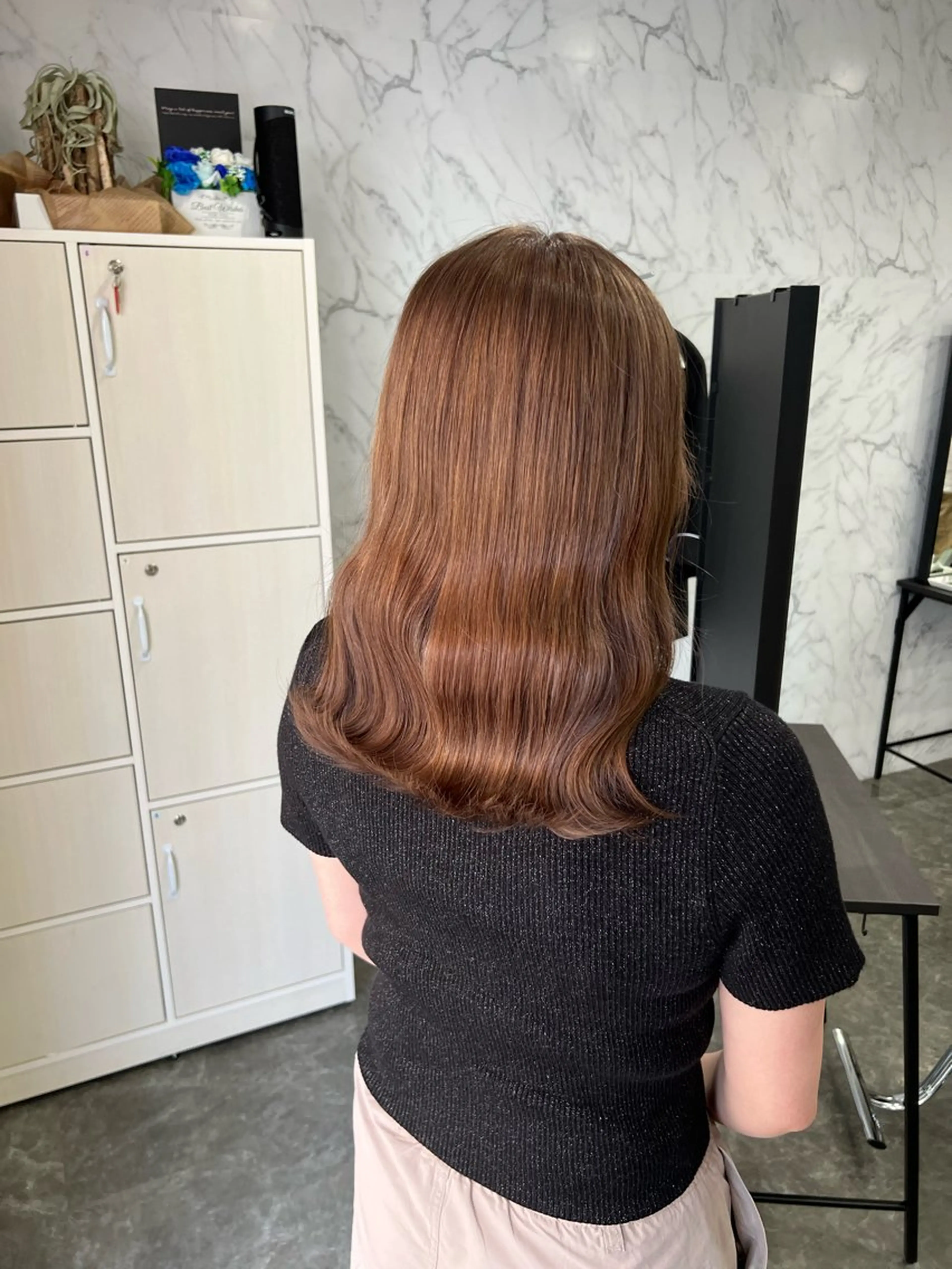 セミロング ヘアカラー PARIS hair salon所属・秋葉原　柏木絢汰 ✨当日予約okのヘアスタイル