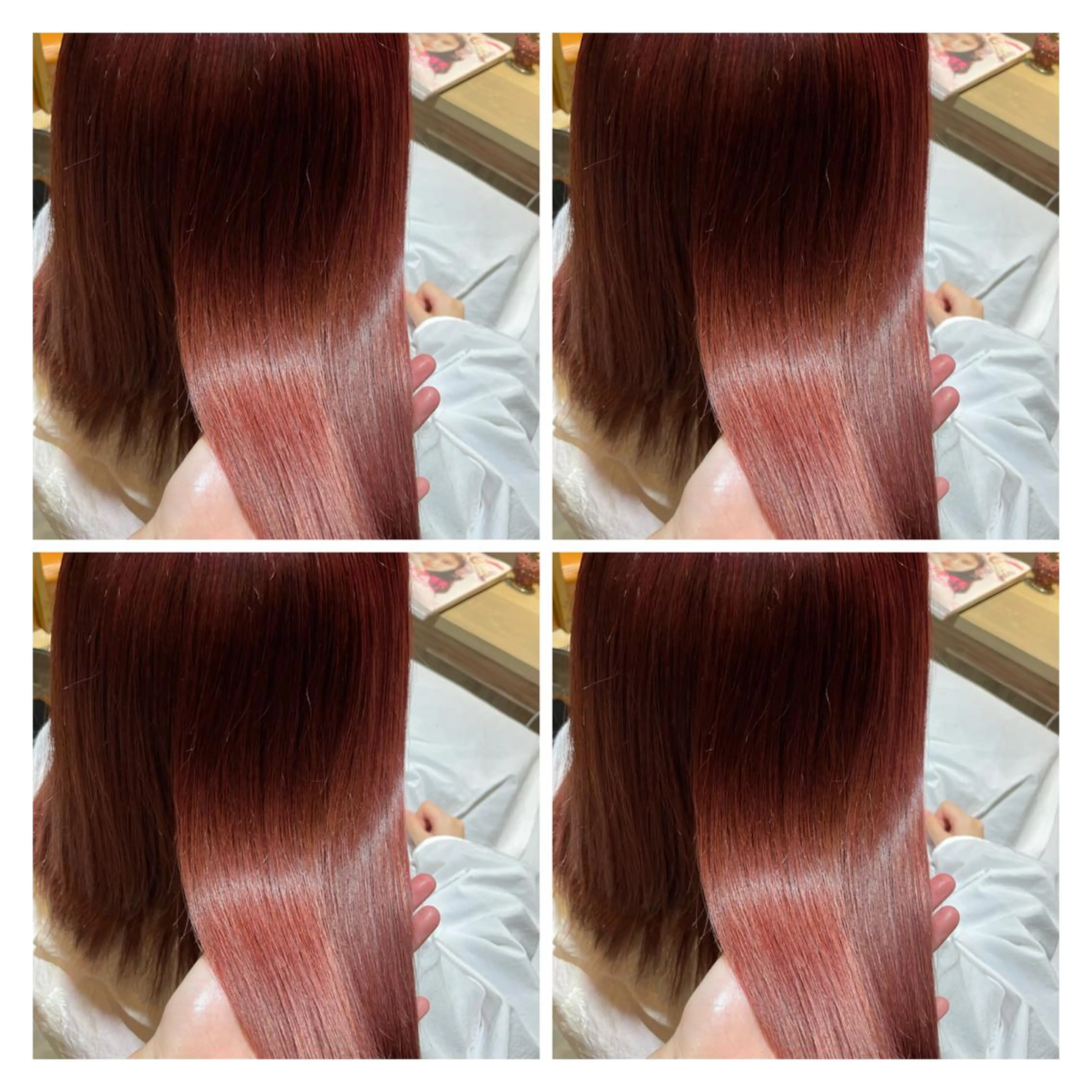 セミロング カラー 髪質改善艶髪 ℍ𝔸ℝ𝕌𝕂𝔸のヘアスタイル