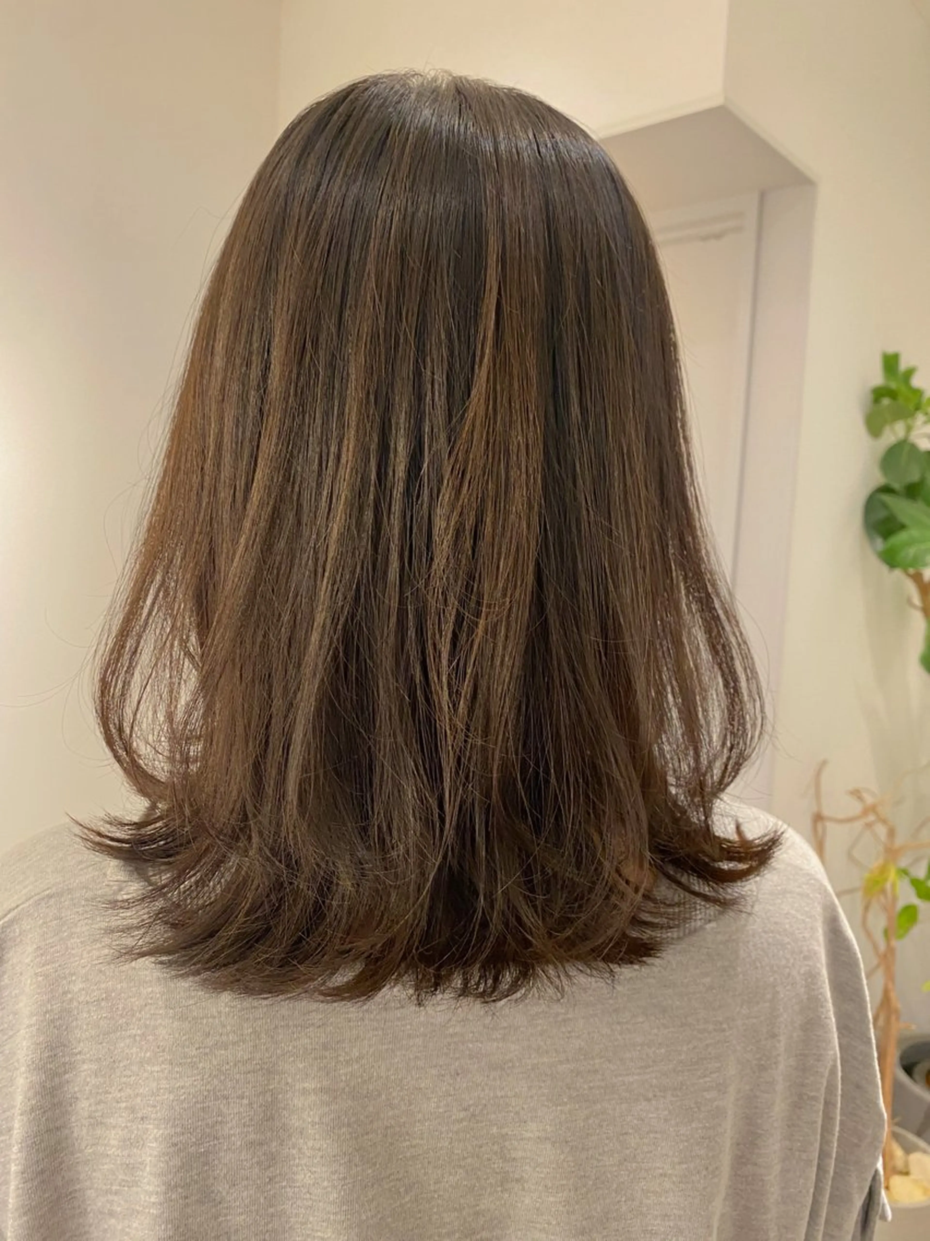 ミディアム パーマ ヘアアレンジ 🤍似合わせカット/ 艶カラー/表参道🫧のヘアスタイル