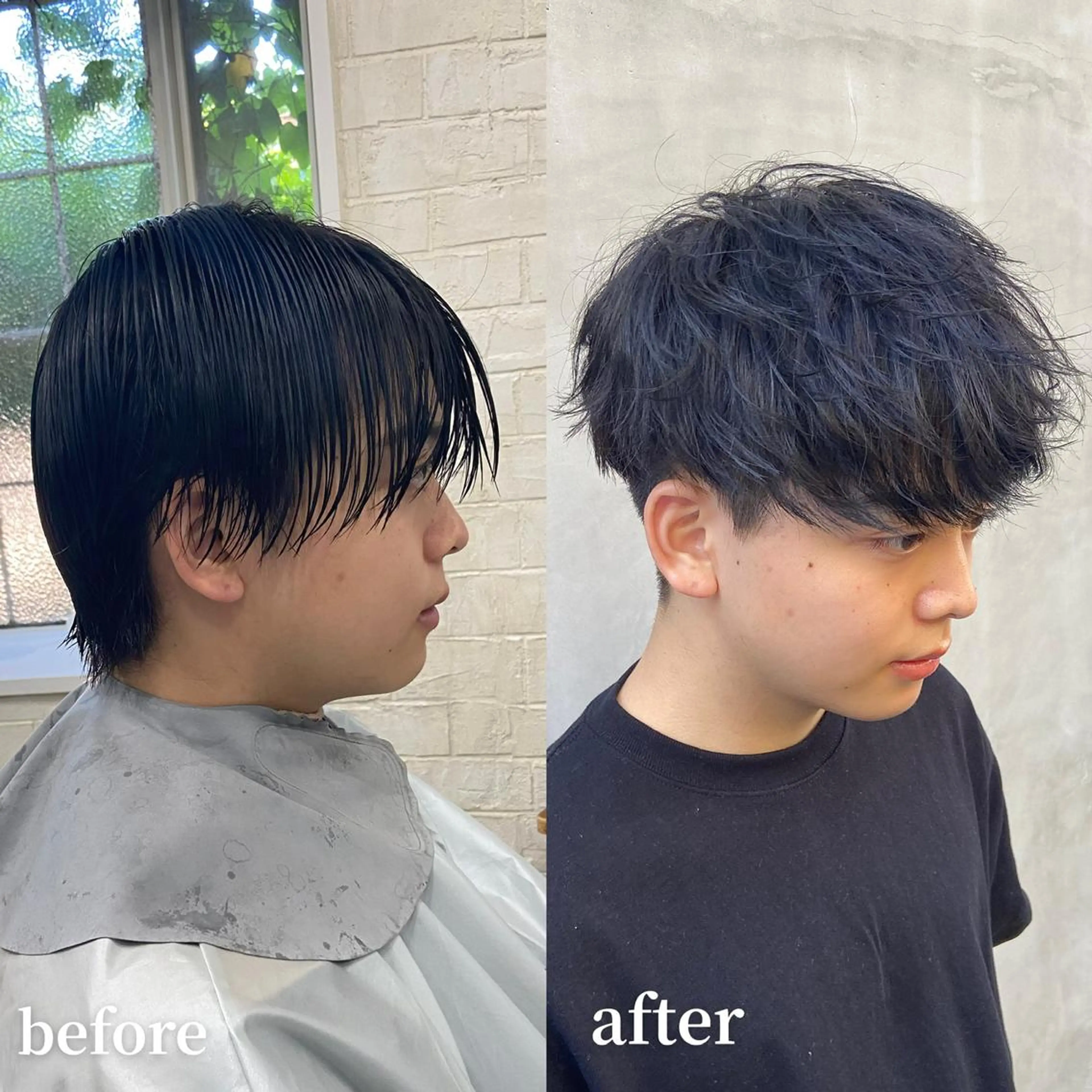 ショート パーマ メンズ 【メンズ特化】 村越　匡徒のヘアスタイル