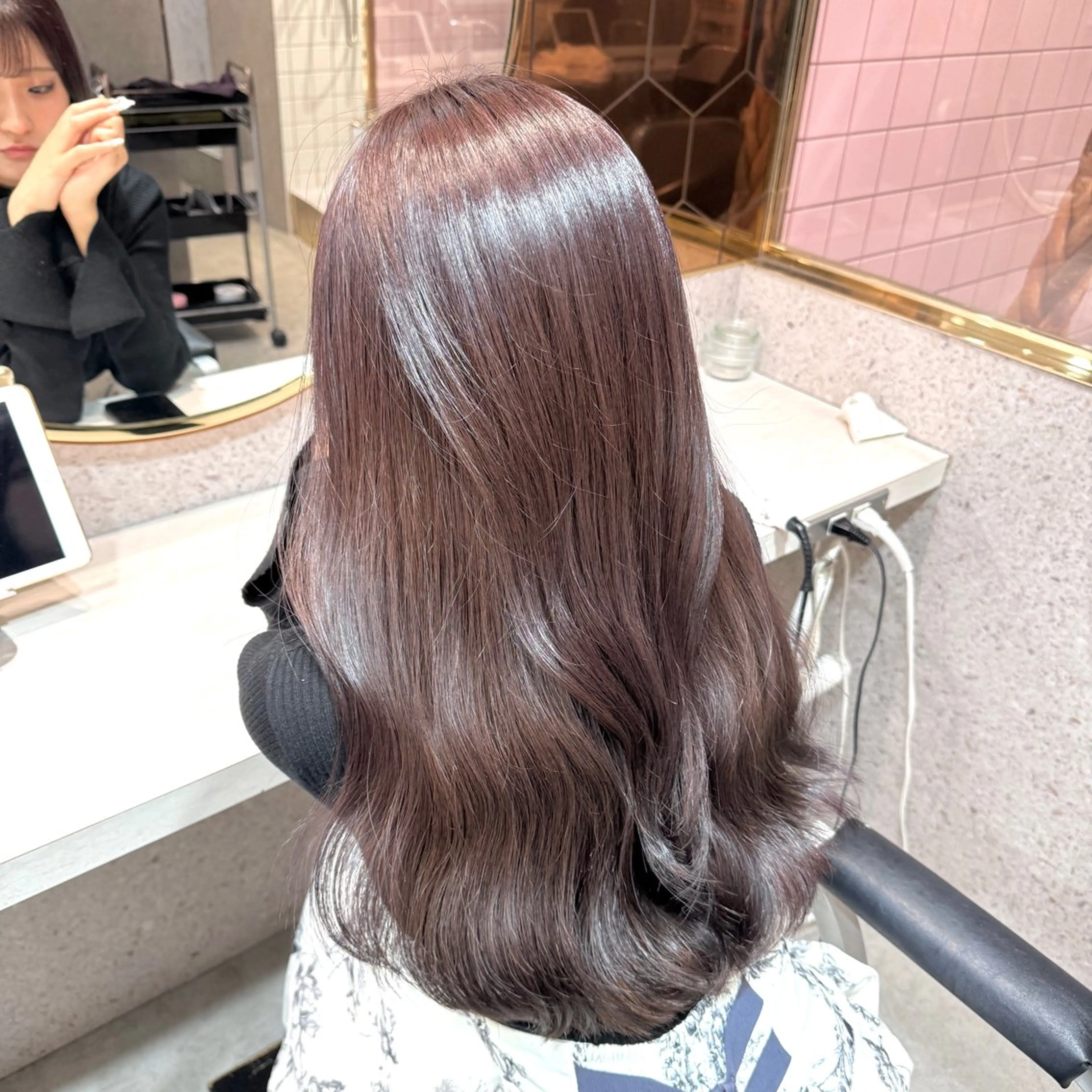 ロング カット ヘアカラー トリートメント 🎀しゅな/韓国 レイヤー/透明感♡のヘアスタイル