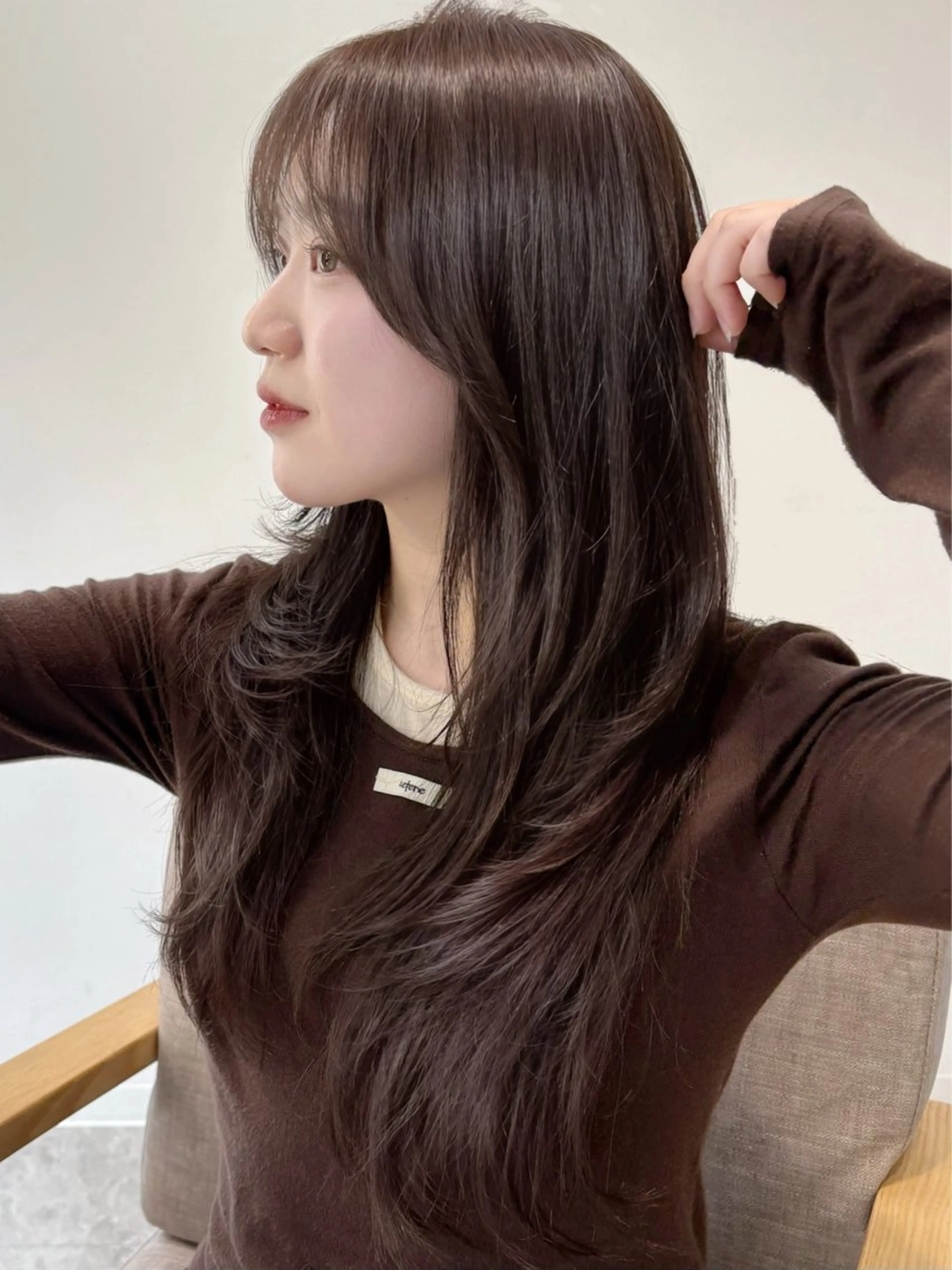 ロング カラー 似合わせ前髪/ 小顔カット🎀そうのヘアスタイル