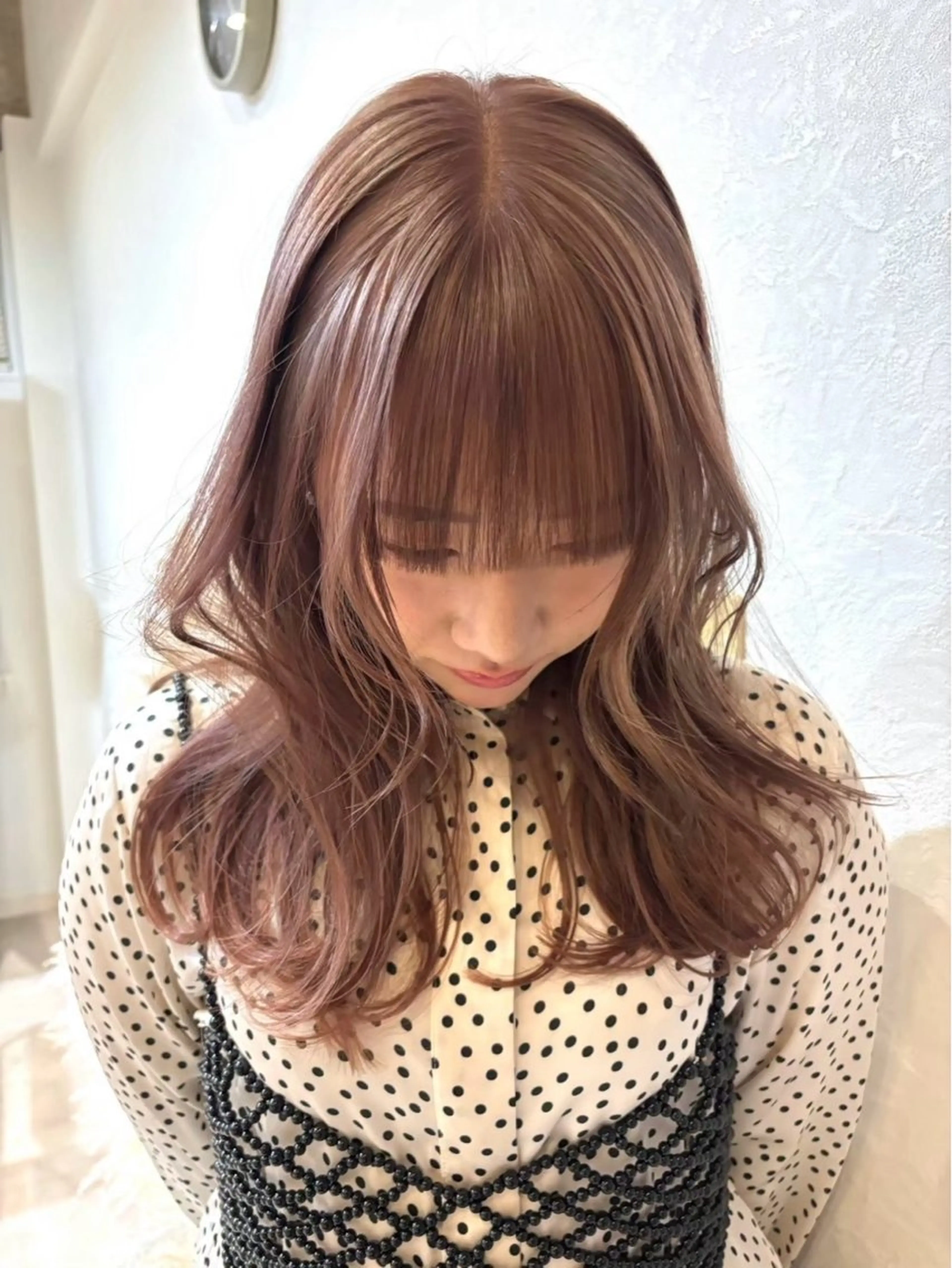 ロング ヘアカラー 似合わせカット/ 顔周り/Marinaのヘアスタイル