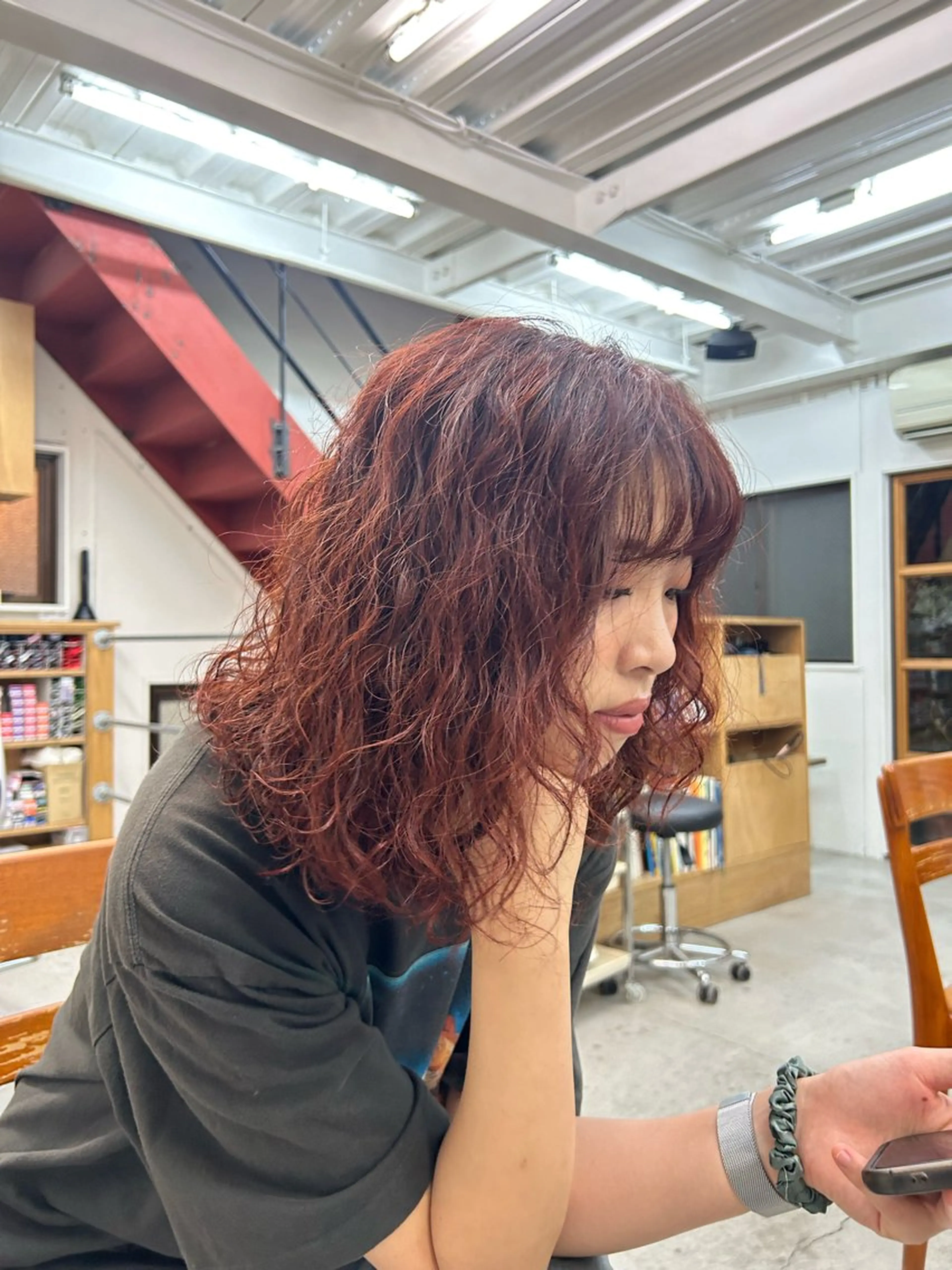 セミロング カラー stand所属・キノシタナナコ /渋谷のヘアスタイル