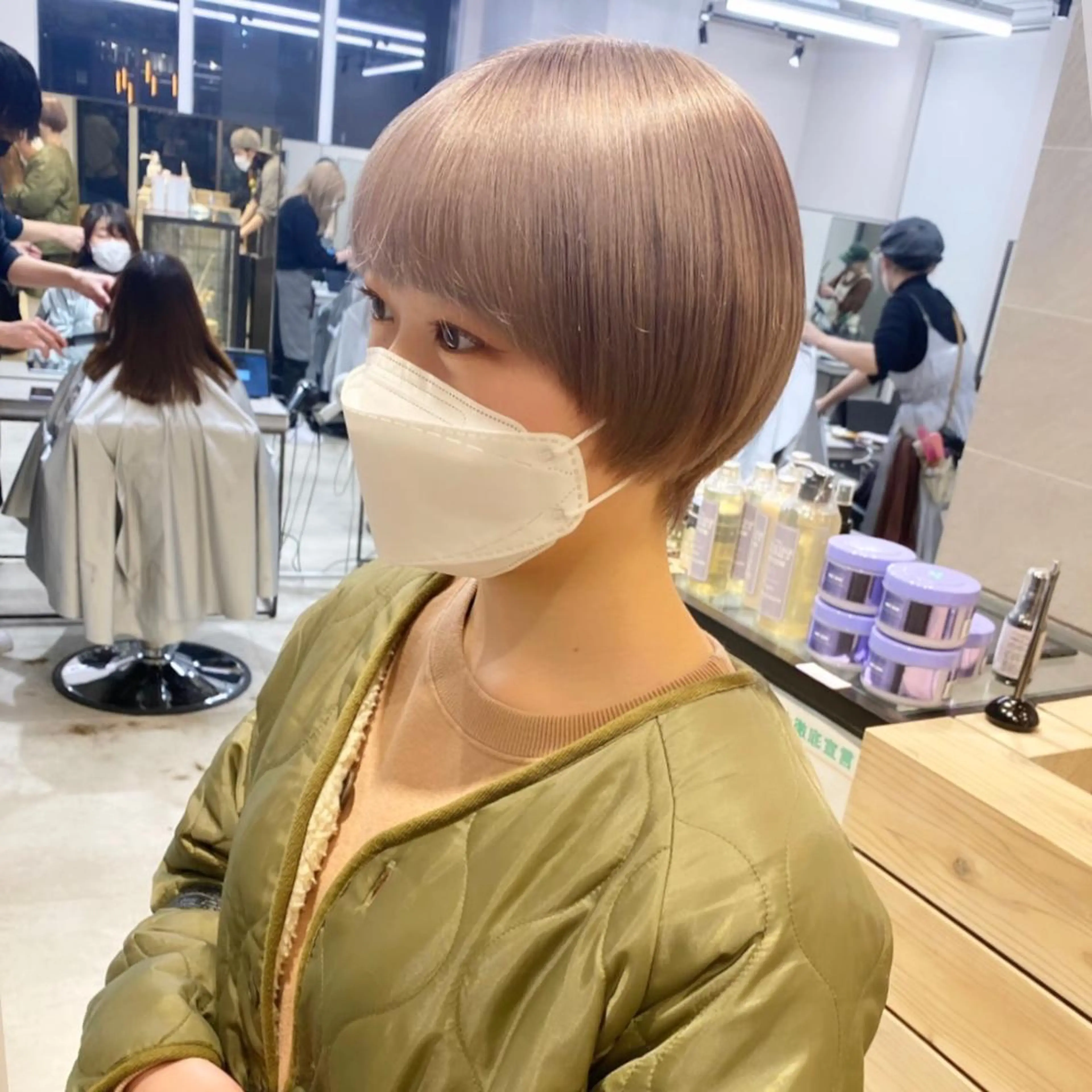 ショート カラー ヘアカラー トリートメント カラー系/カット特化 🟠オオタキマサシのヘアスタイル