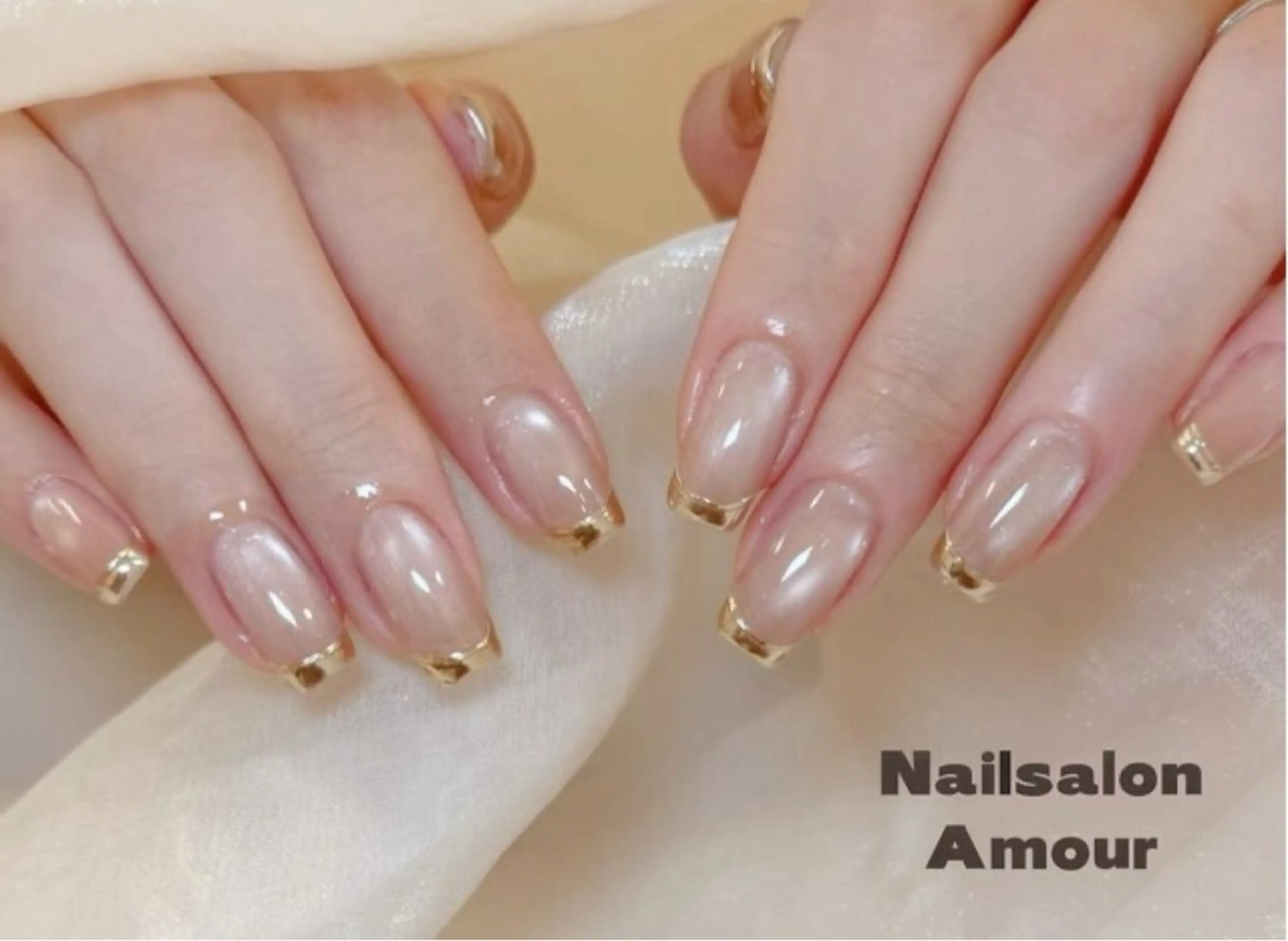 🪞ミラーフレンチ+ぷるマグネット🫧オフありの写真