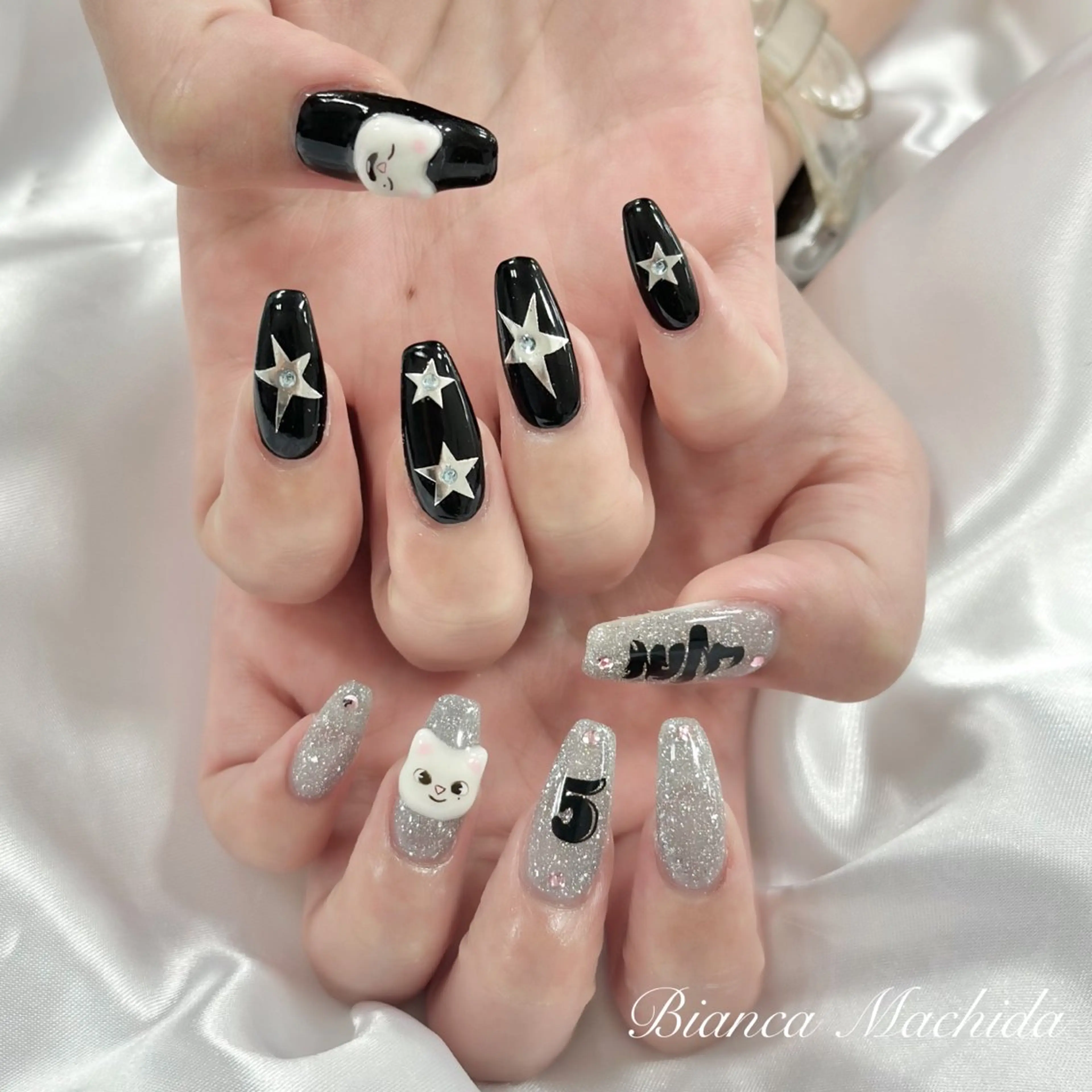 ネイル 持ち込み ハンドネイル Bianca👼🏻 OIKAWAのネイルデザイン