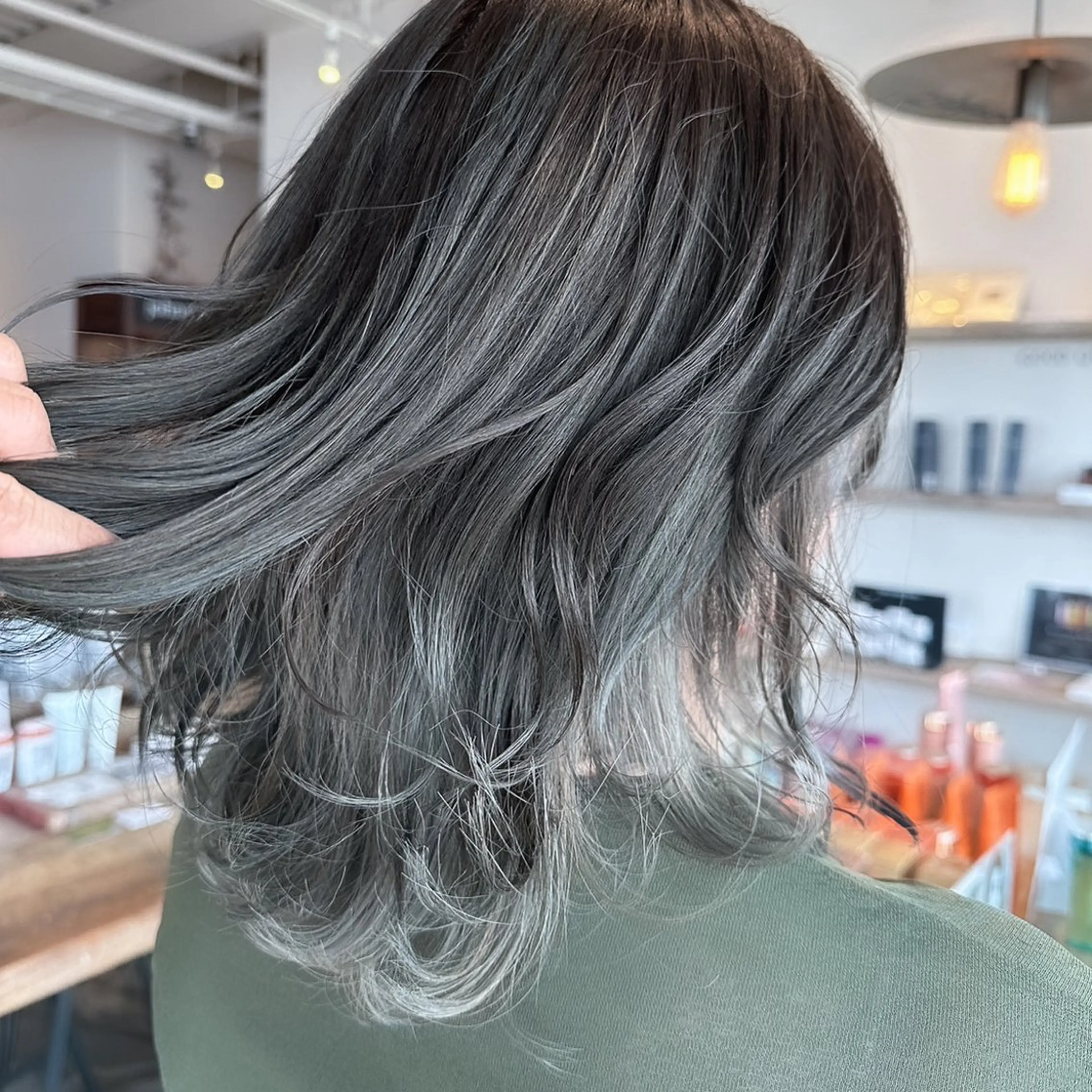 カラー ヘアカラー トリートメント 透明感カラー/パーマ 🌀アオノアユミのヘアスタイル