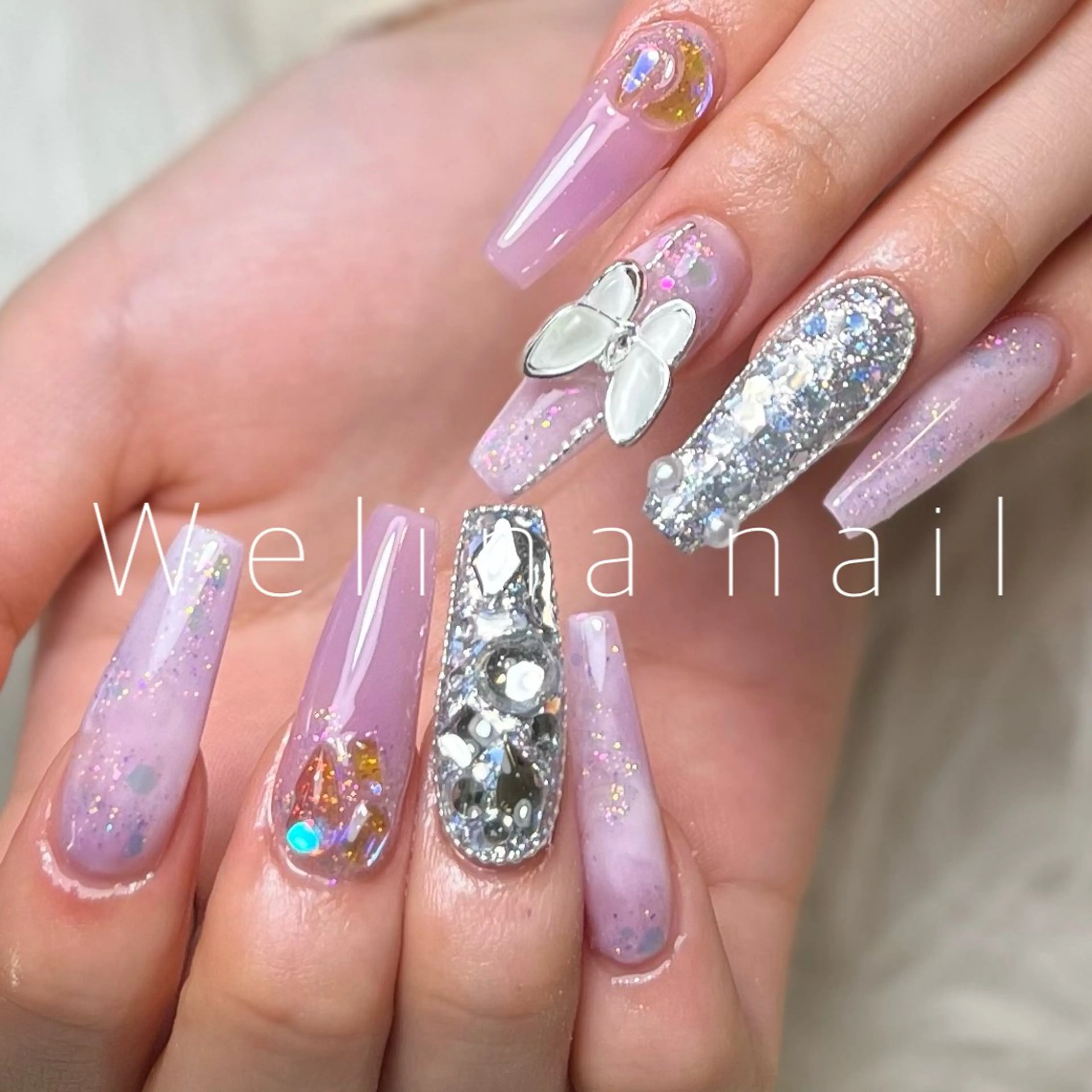 ネイル スカルプネイル Welina nailのネイルデザイン