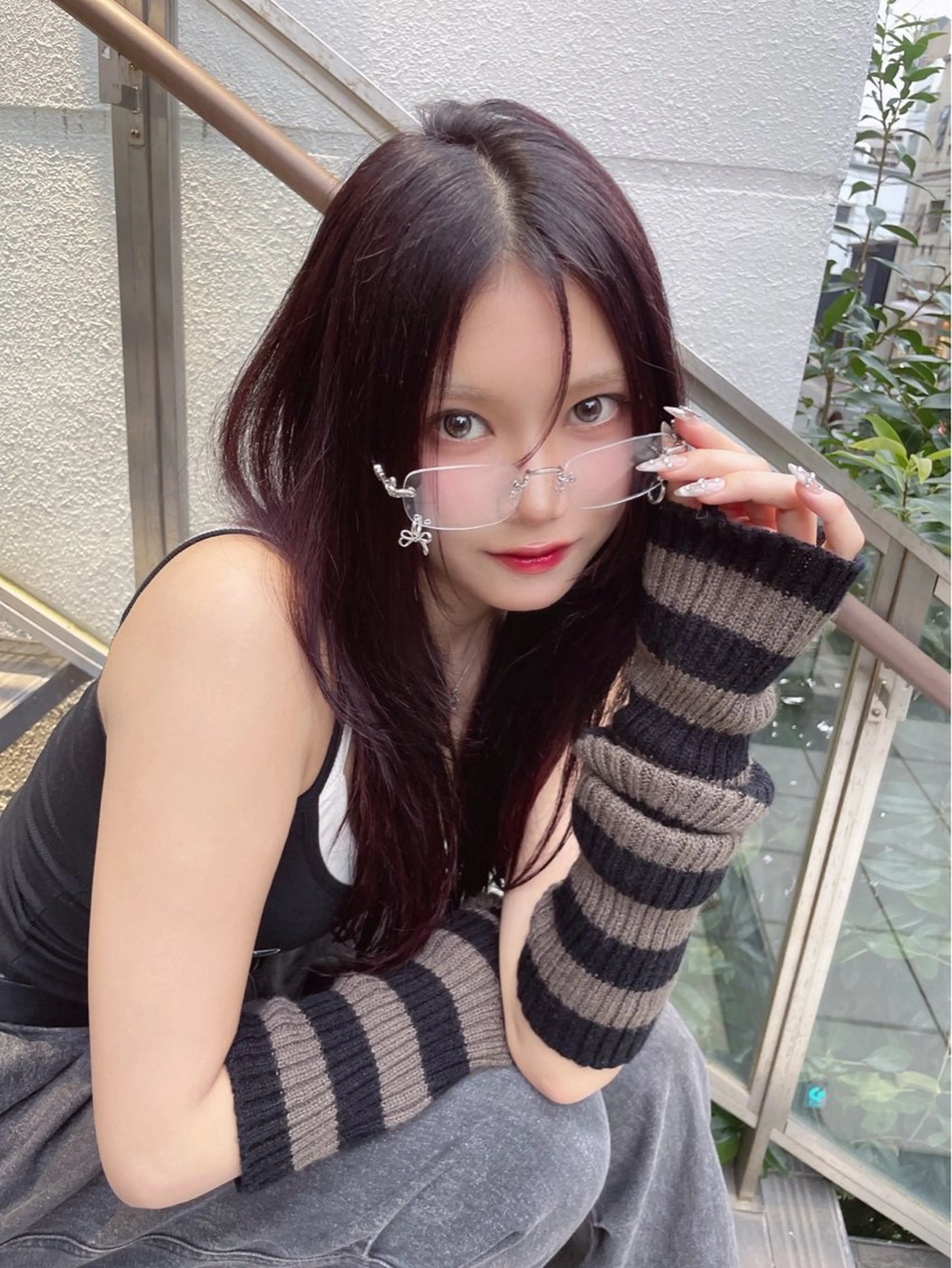 ロング カラー 透明感/艶感/縮毛 矯正/NATSUMIのヘアスタイル