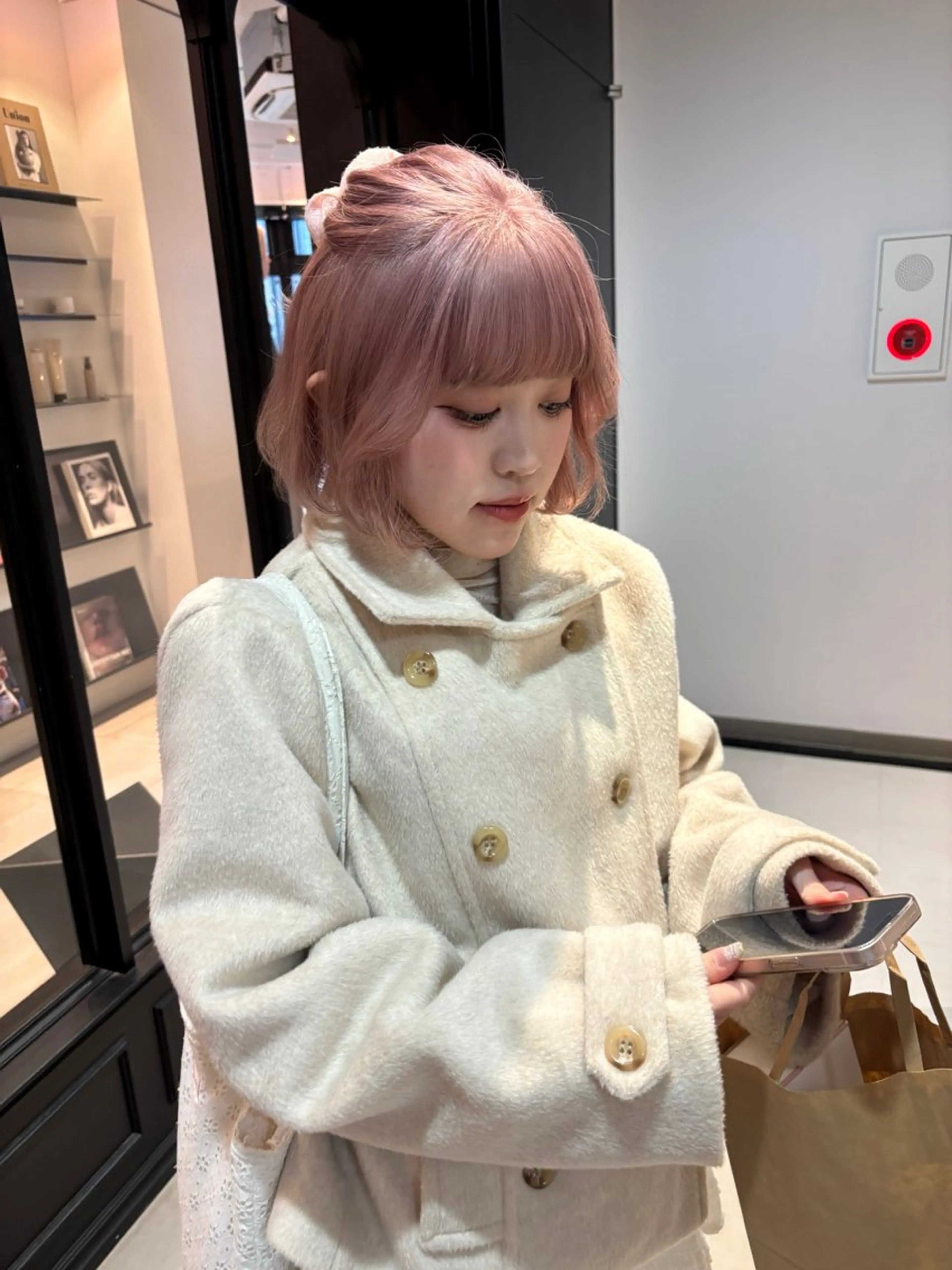 ショート カラー カット riria/ボブ /ブラウンカラー🎀のヘアスタイル