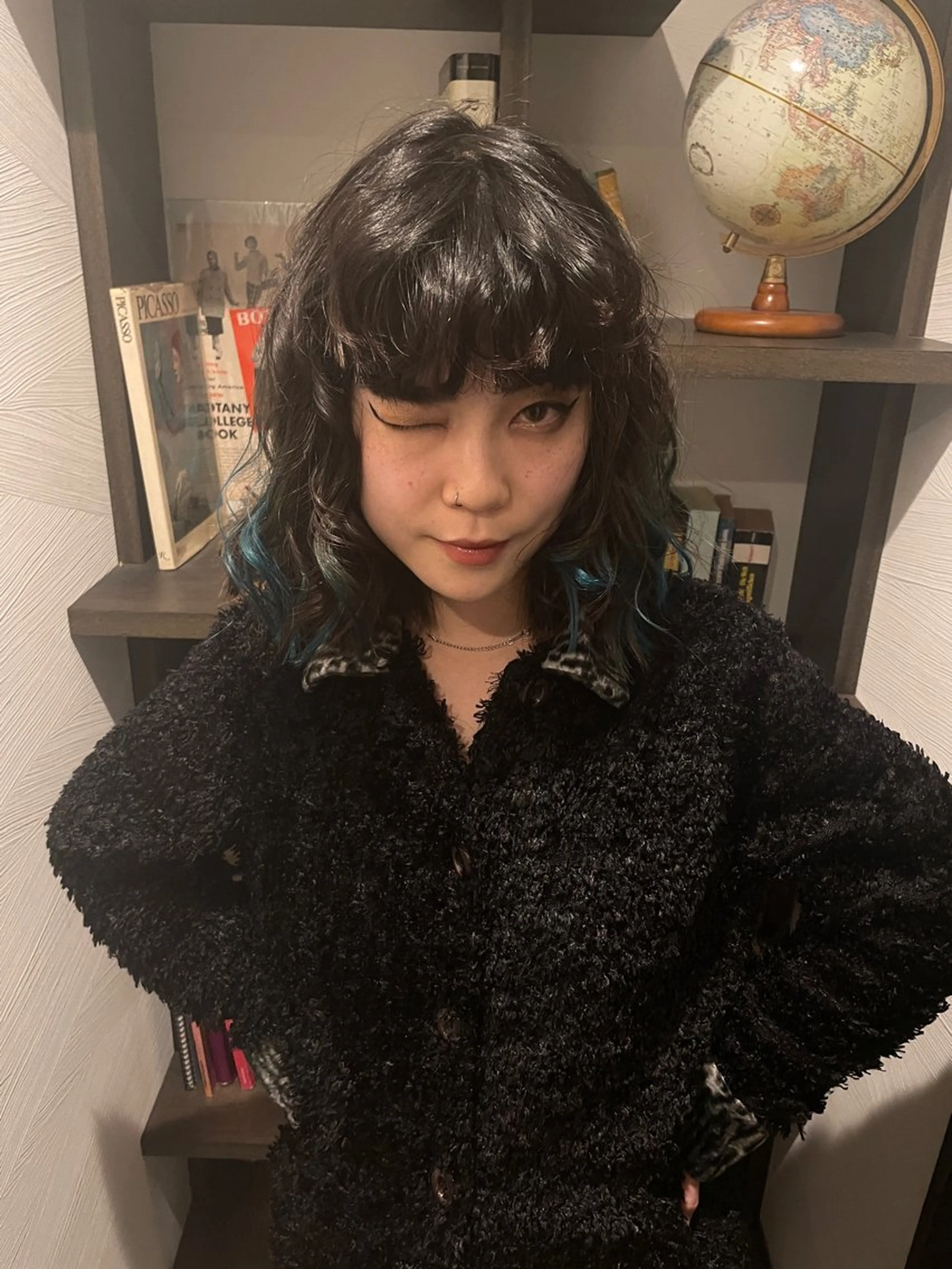 ミディアム カット ヘアカラー sugino miyuuのヘアスタイル