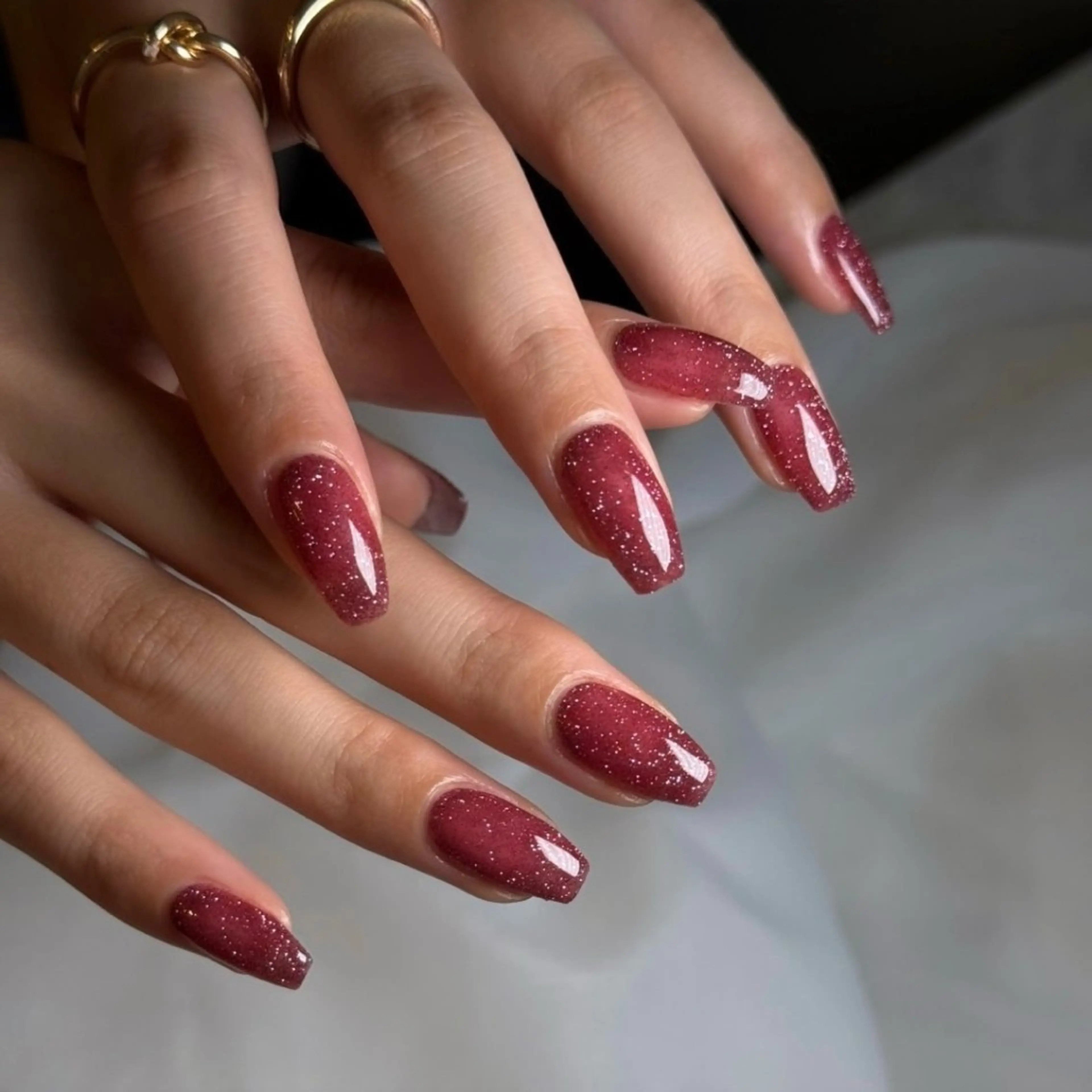 ネイル フラッシュネイル キラキラネイル ハンドネイル Rich+nail🫧仙台🫧所属・Rich+nail 🫧仙台🫧のネイルデザイン