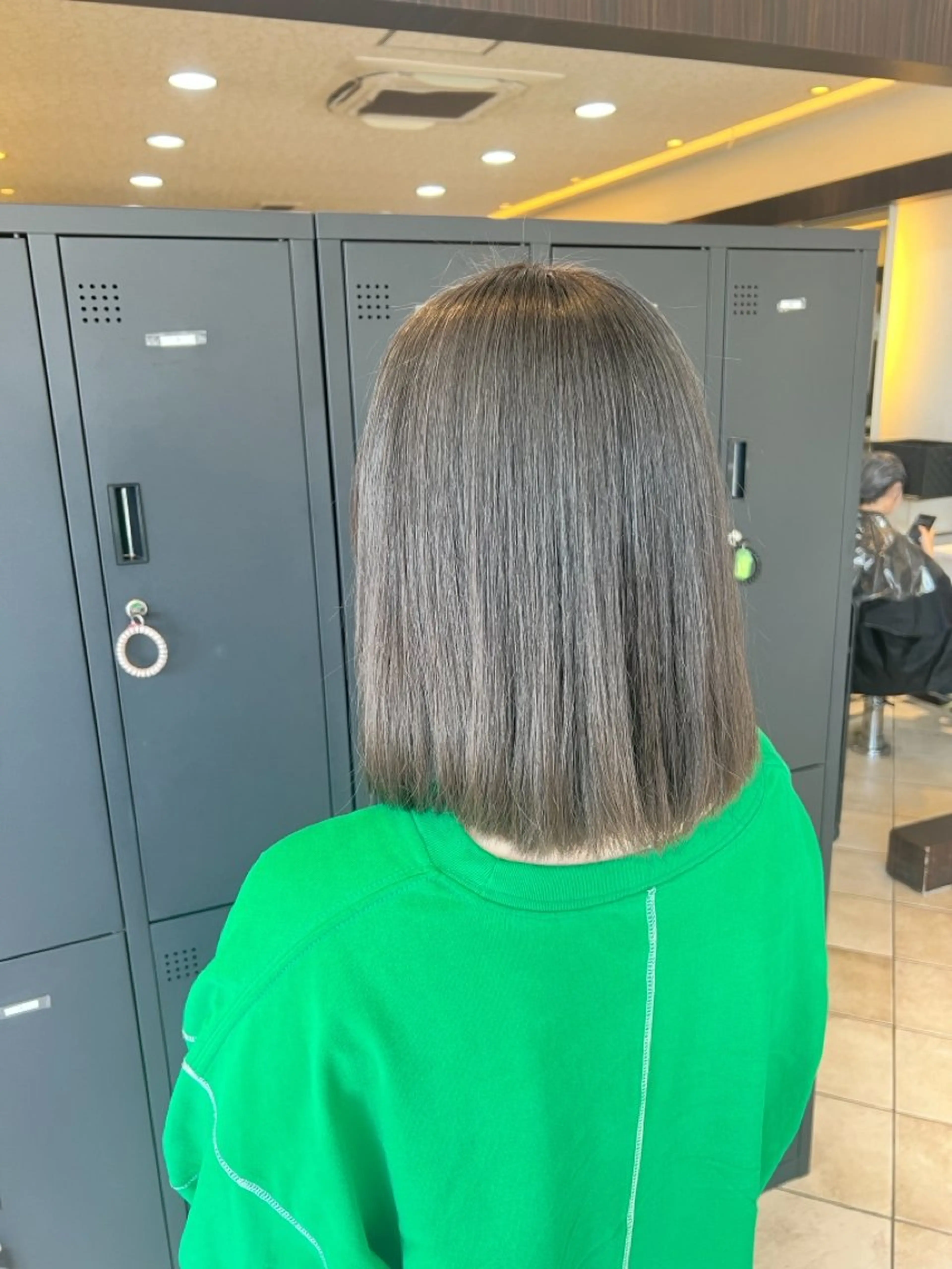 ミディアム カラー ヘアカラー トリートメント 🥀ダブルカラー/ 縮毛矯正🥀ユイキのヘアスタイル