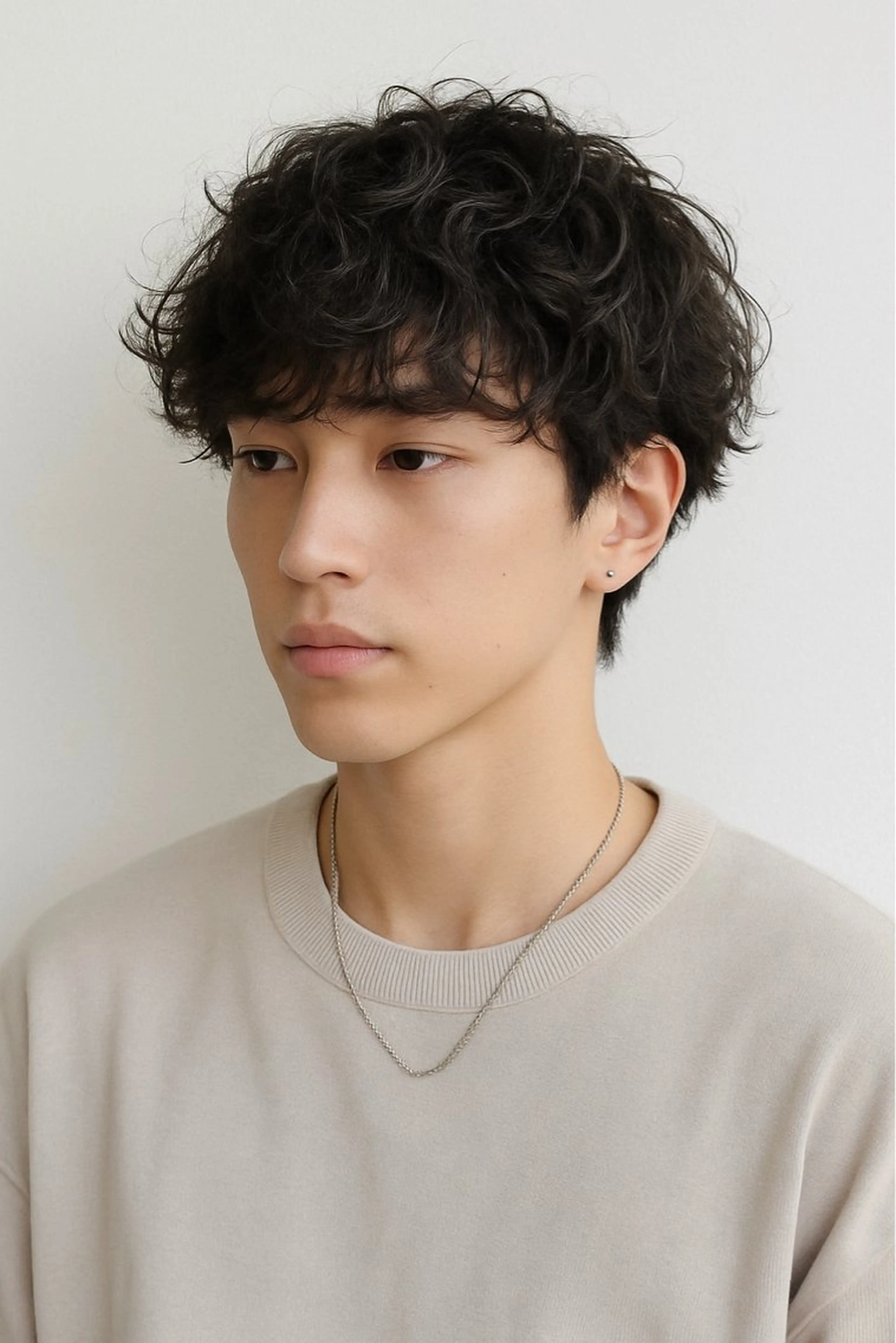 ショート カラー パーマ メンズ メンズパーマ スパイラルパーマ Gain池下 メンズのヘアスタイル