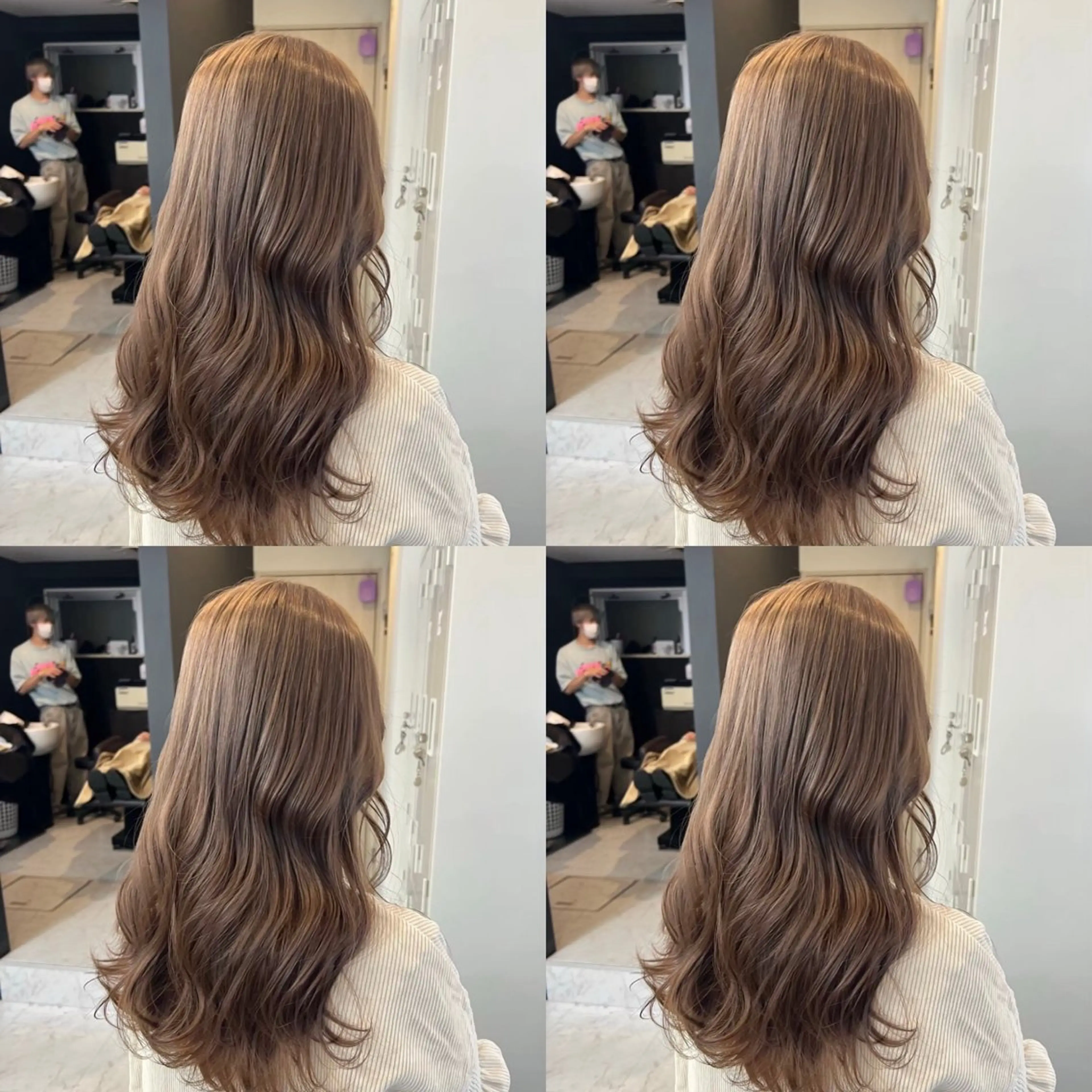 ロング カラー カット ヘアカラー トリートメント 💎髪質改善／艶髪 荻原💎のヘアスタイル