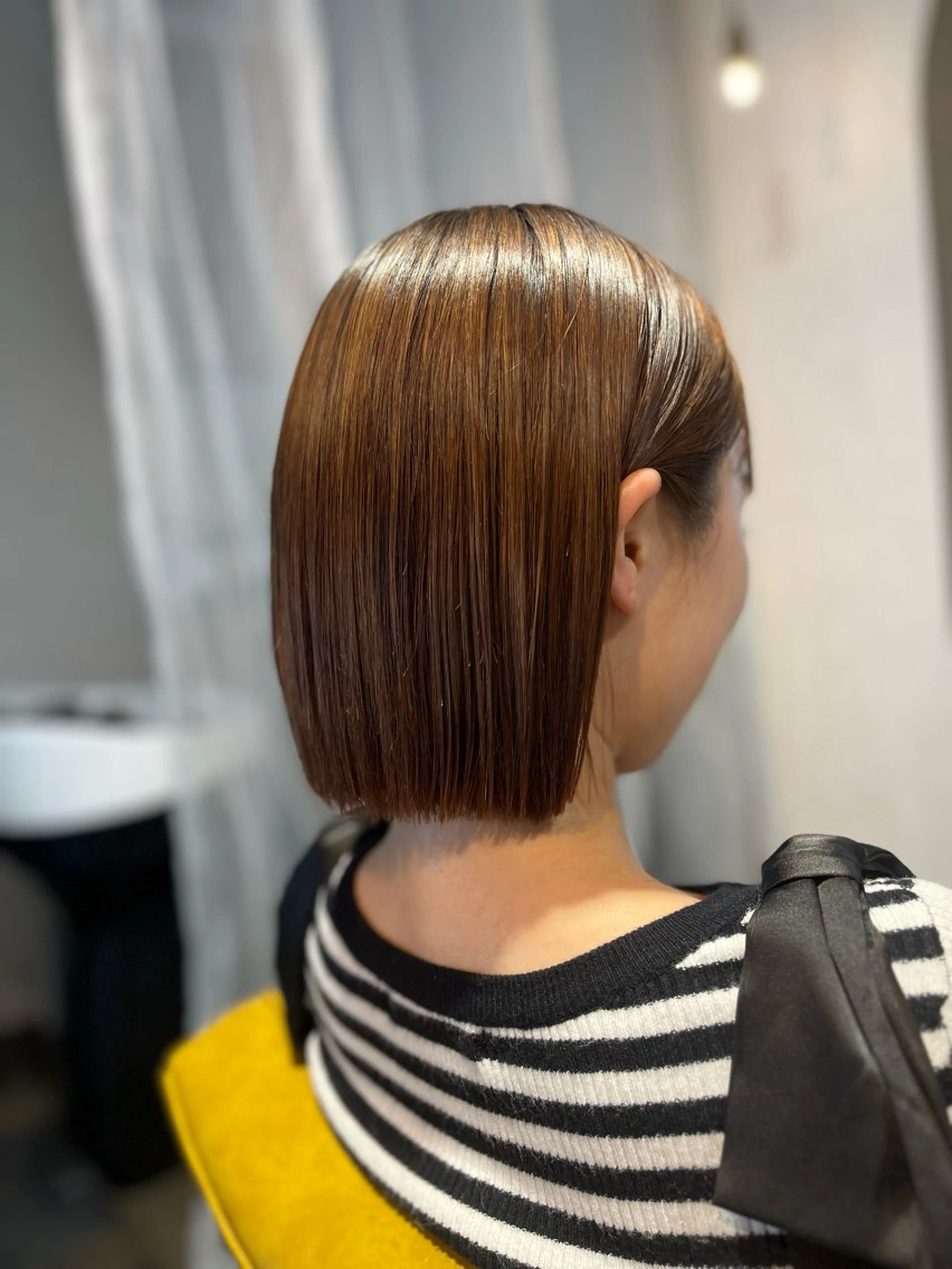 ショート ボブ カット 縮毛矯正 トリートメント coni(コニー)所属・髪質改善/武田 拓巳のヘアスタイル