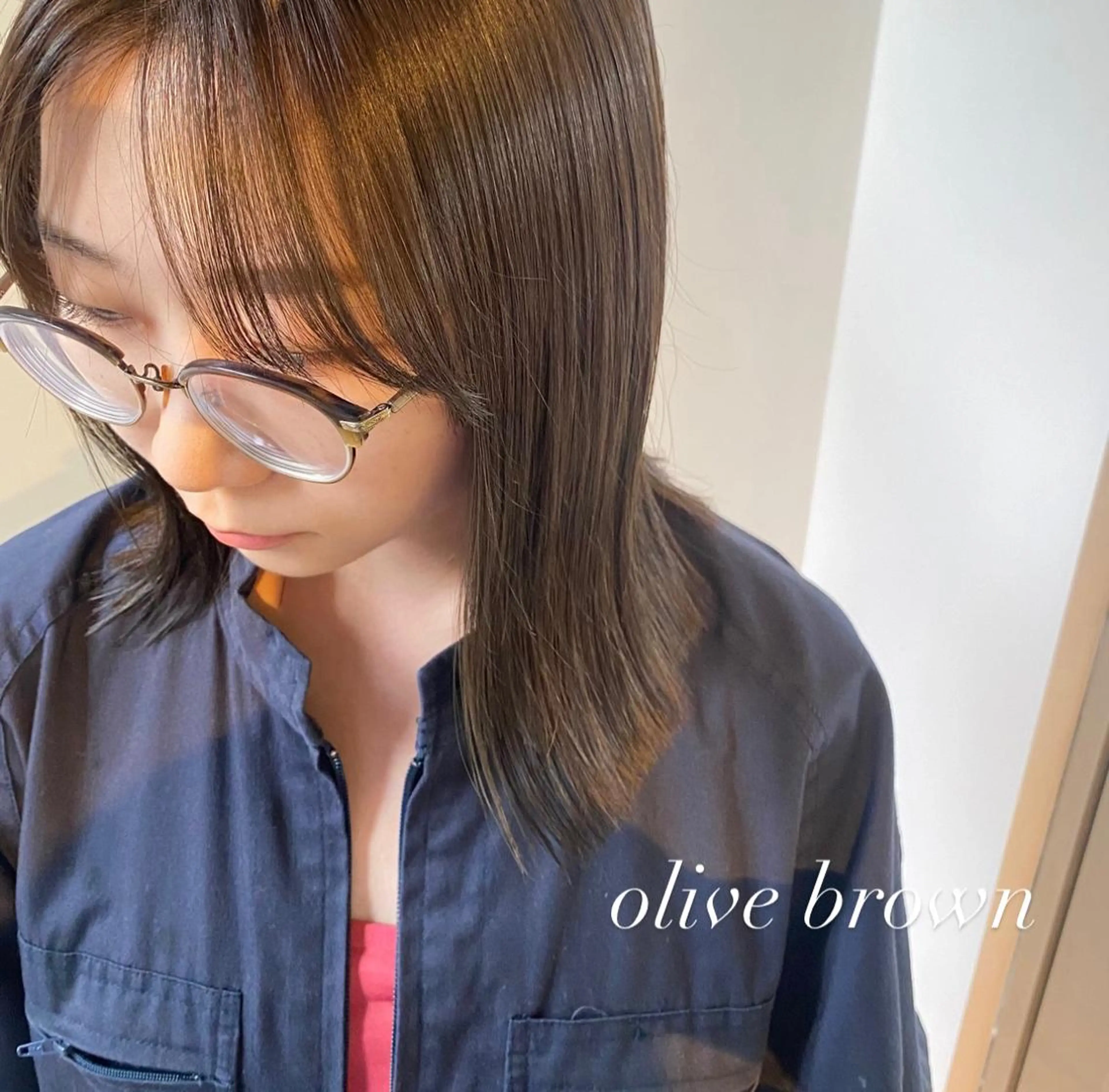 ミディアム カラー ブラウンカラー 【MARCIE】 miyabiのヘアスタイル