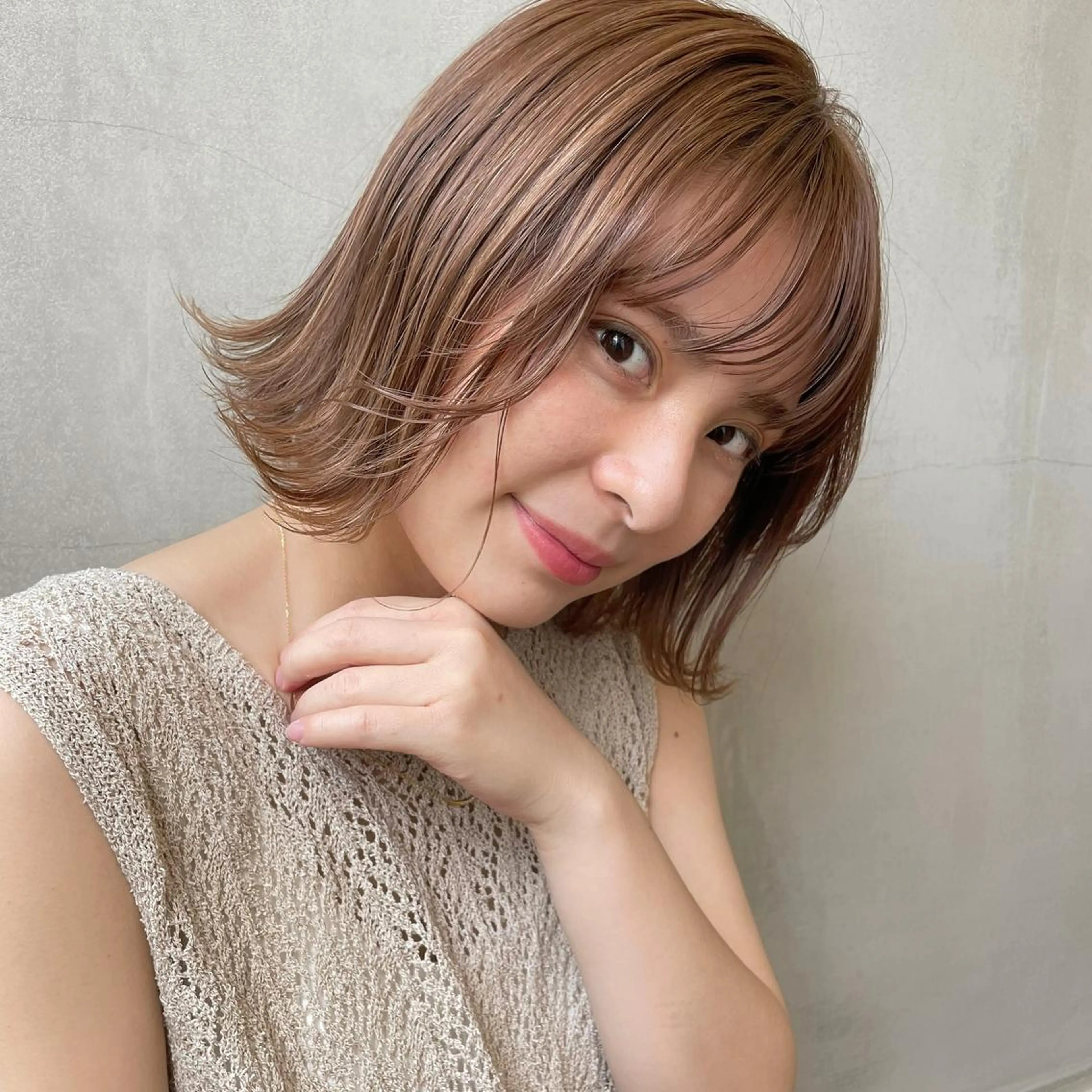 ショート カラー ボブ 似合わせカット 🫧透明感ヘア🫧 🧸竹花　彩希🧸のヘアスタイル