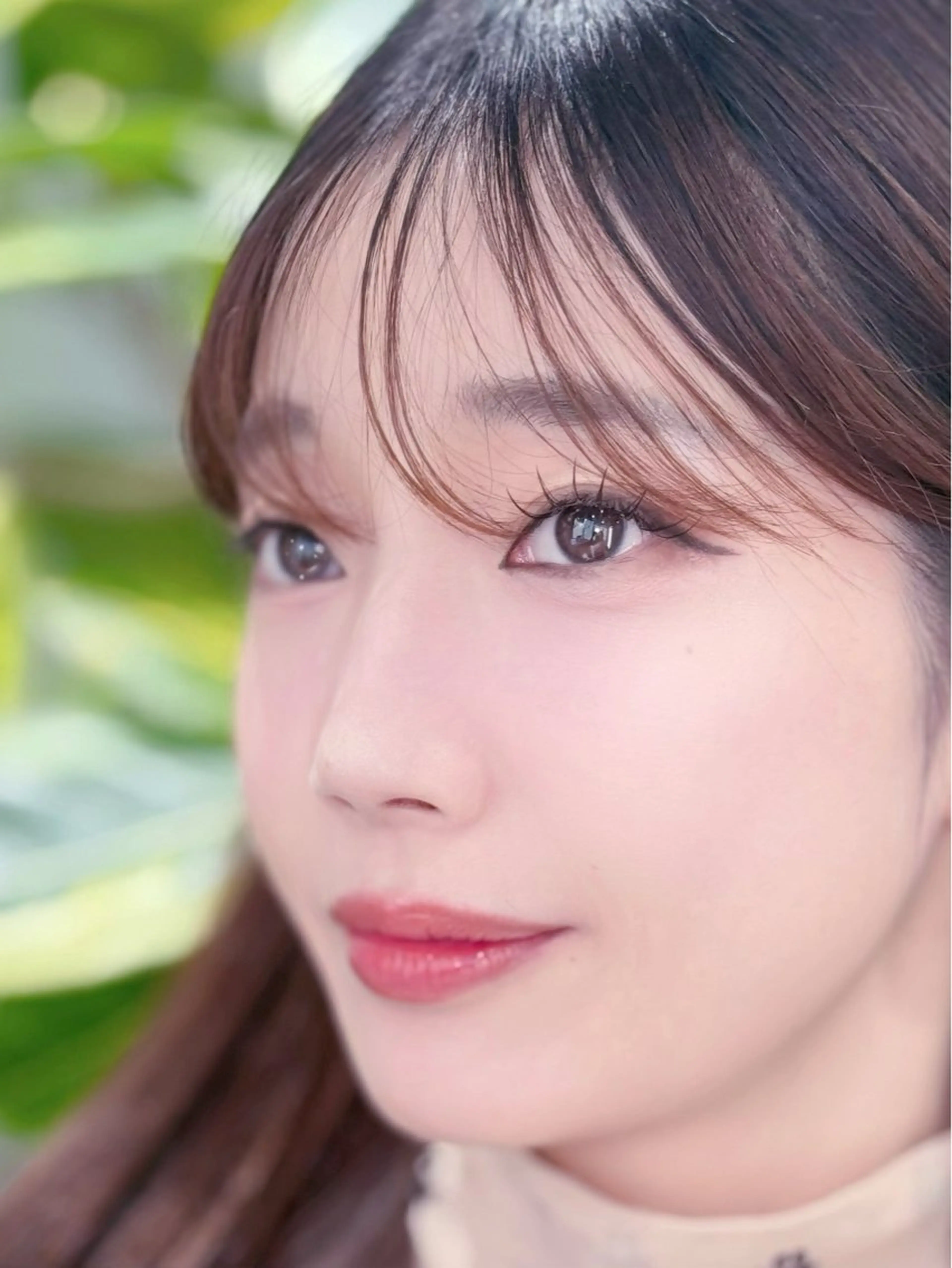 マツエク・マツパ フラットラッシュ ナチュラル マツエク SALON VILLAGE所属・cherien 梅津のマツエク・マツパデザイン