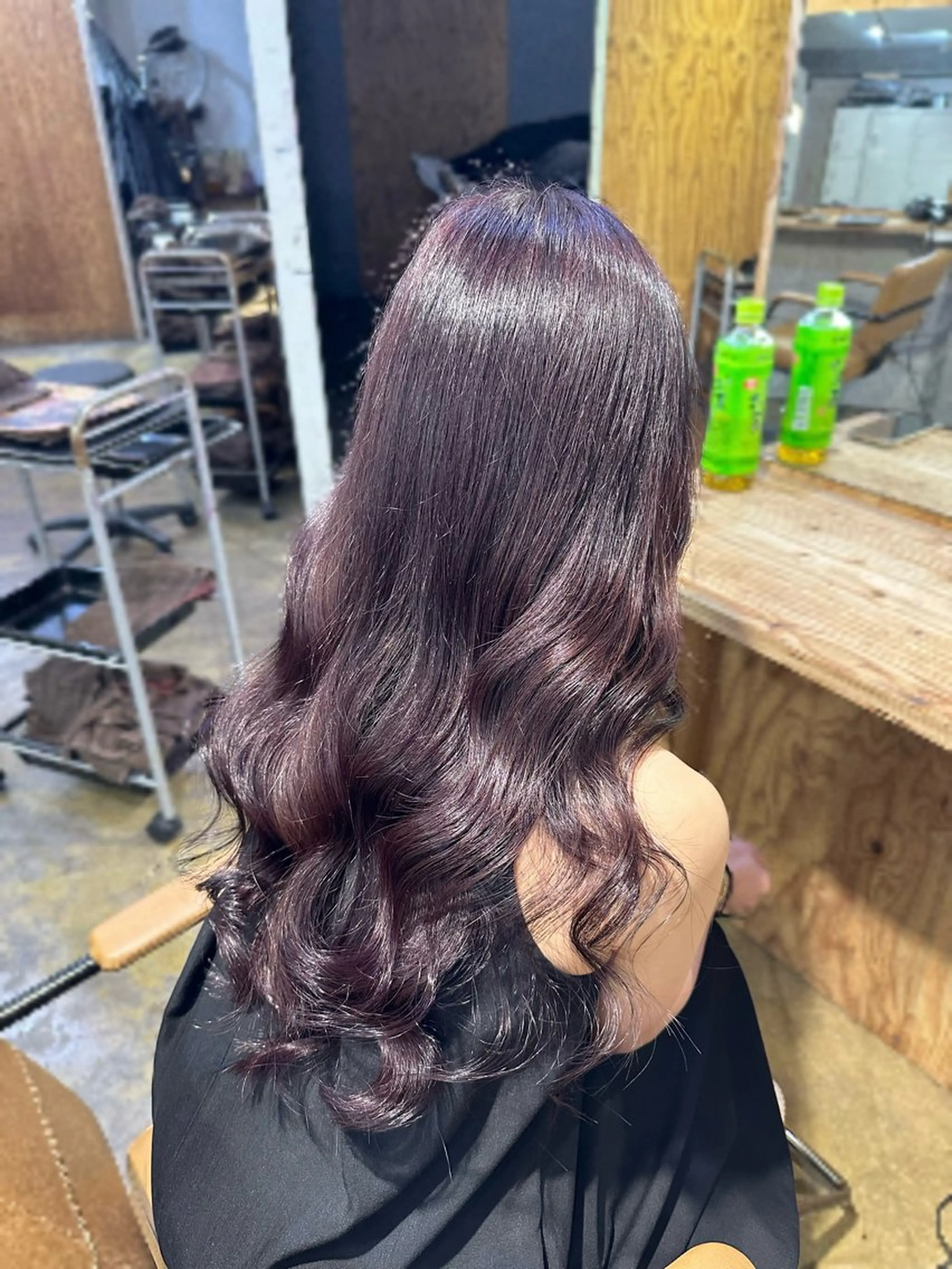 ロング カラー ヘアカラー トリートメント ︎︎カイ ミズキ 🐰𝜗𝜚のヘアスタイル
