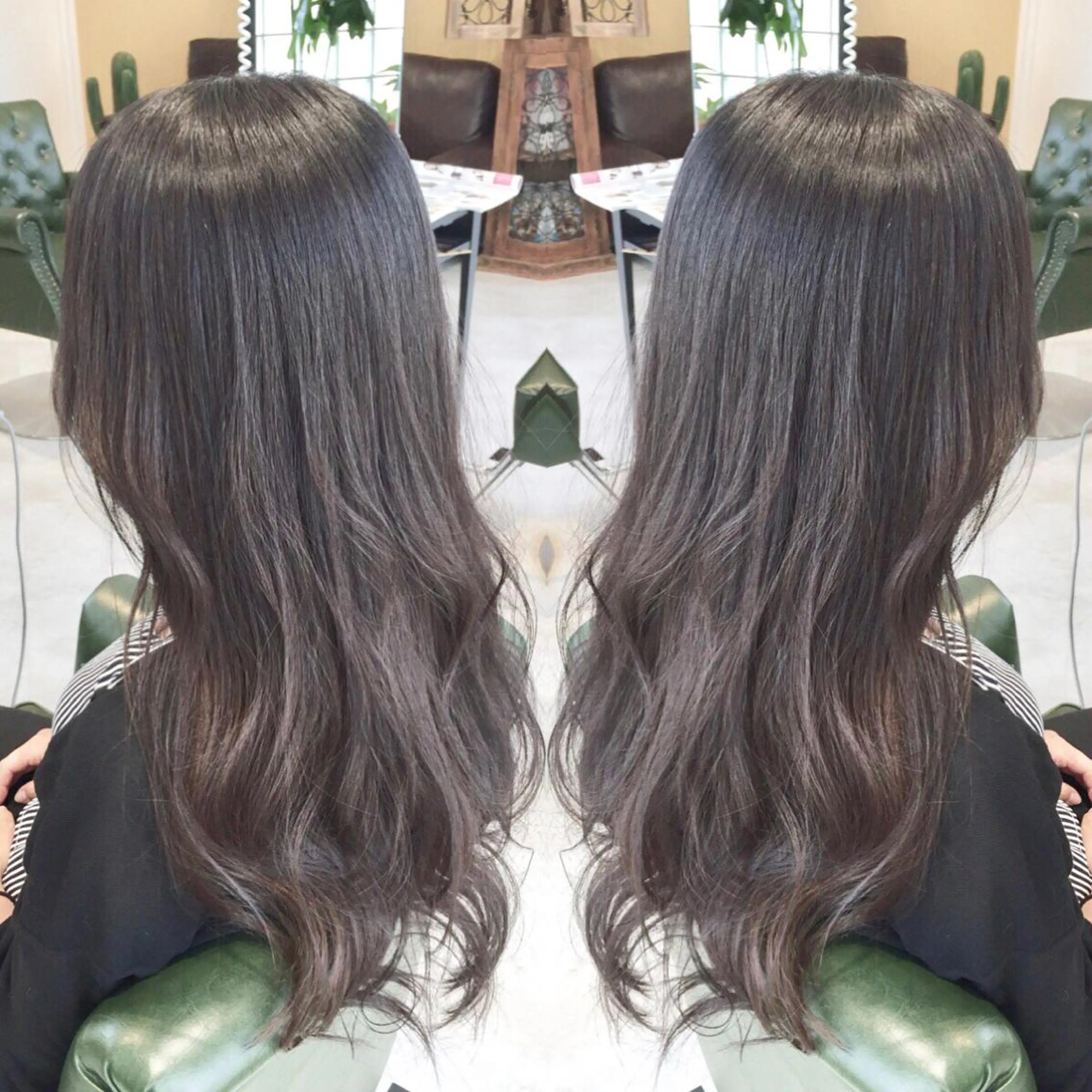 ロング カラー パーマ ヘアアレンジ tocca所属・毎月通える価格♪ 杉本真基のヘアスタイル