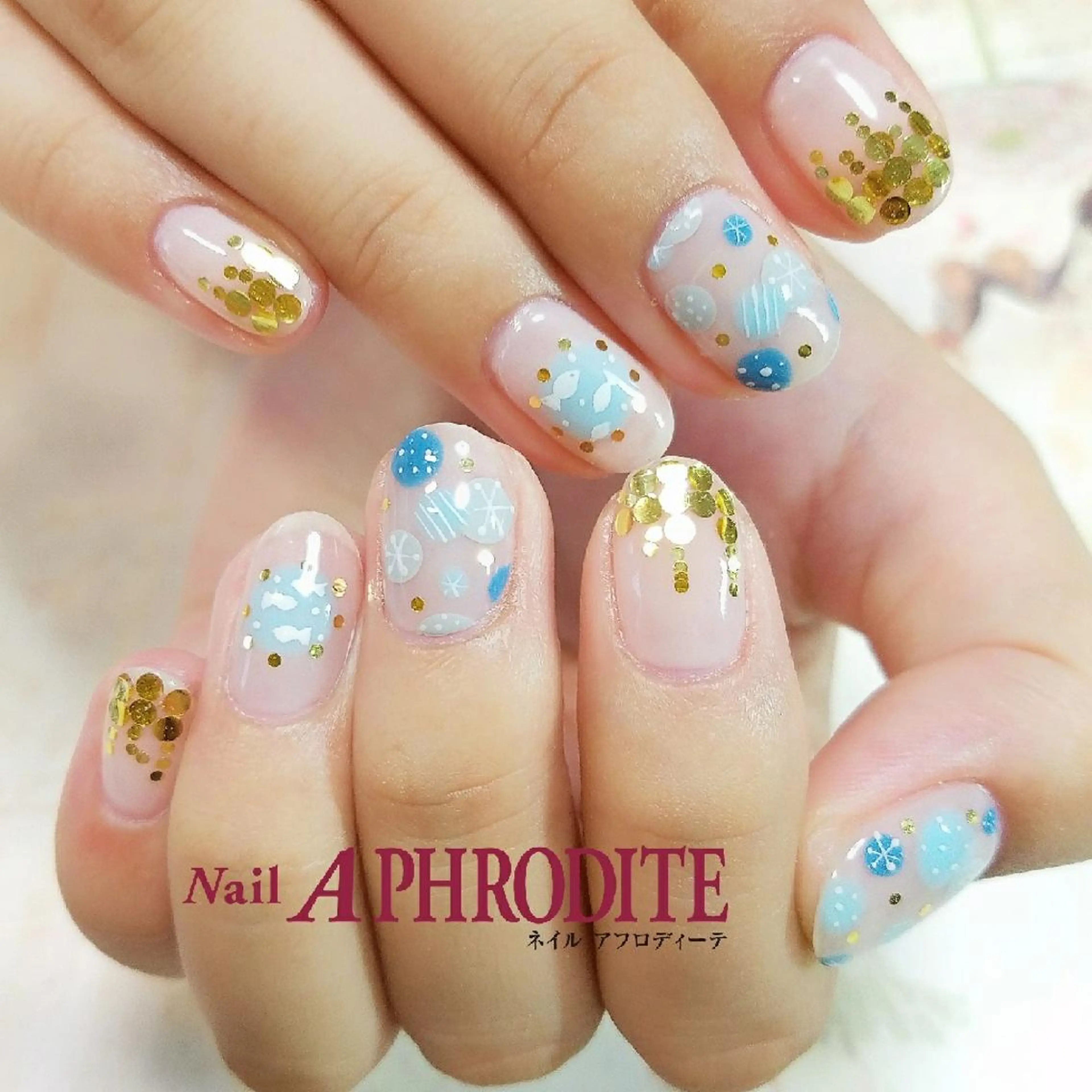 ネイル 夏ネイル MITSUHASHI EMIKOのネイルデザイン