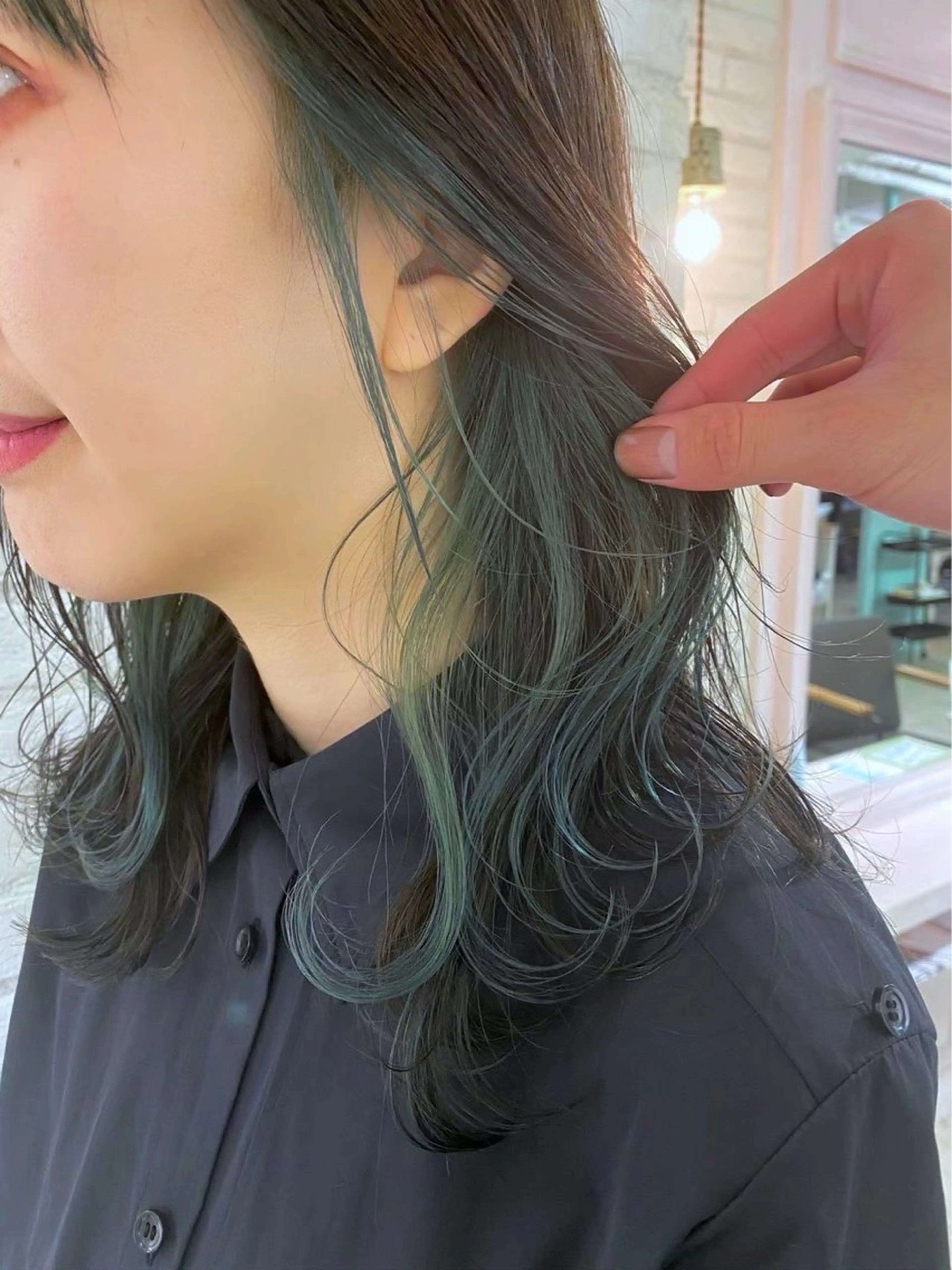 カラー みわ ゆいなのヘアスタイル
