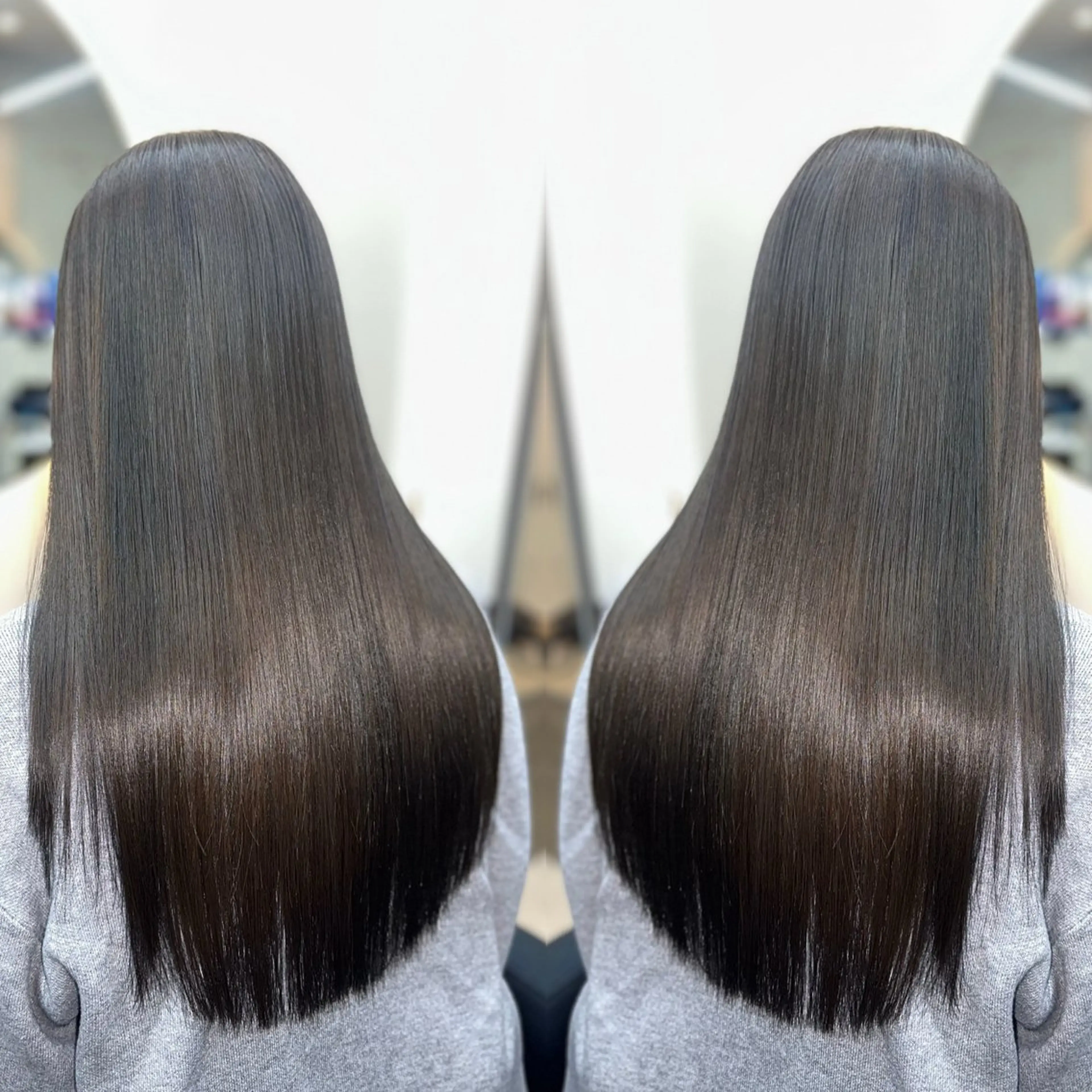 ロング カラー パーマ 縮毛矯正 【髪質改善特化】 tamのヘアスタイル