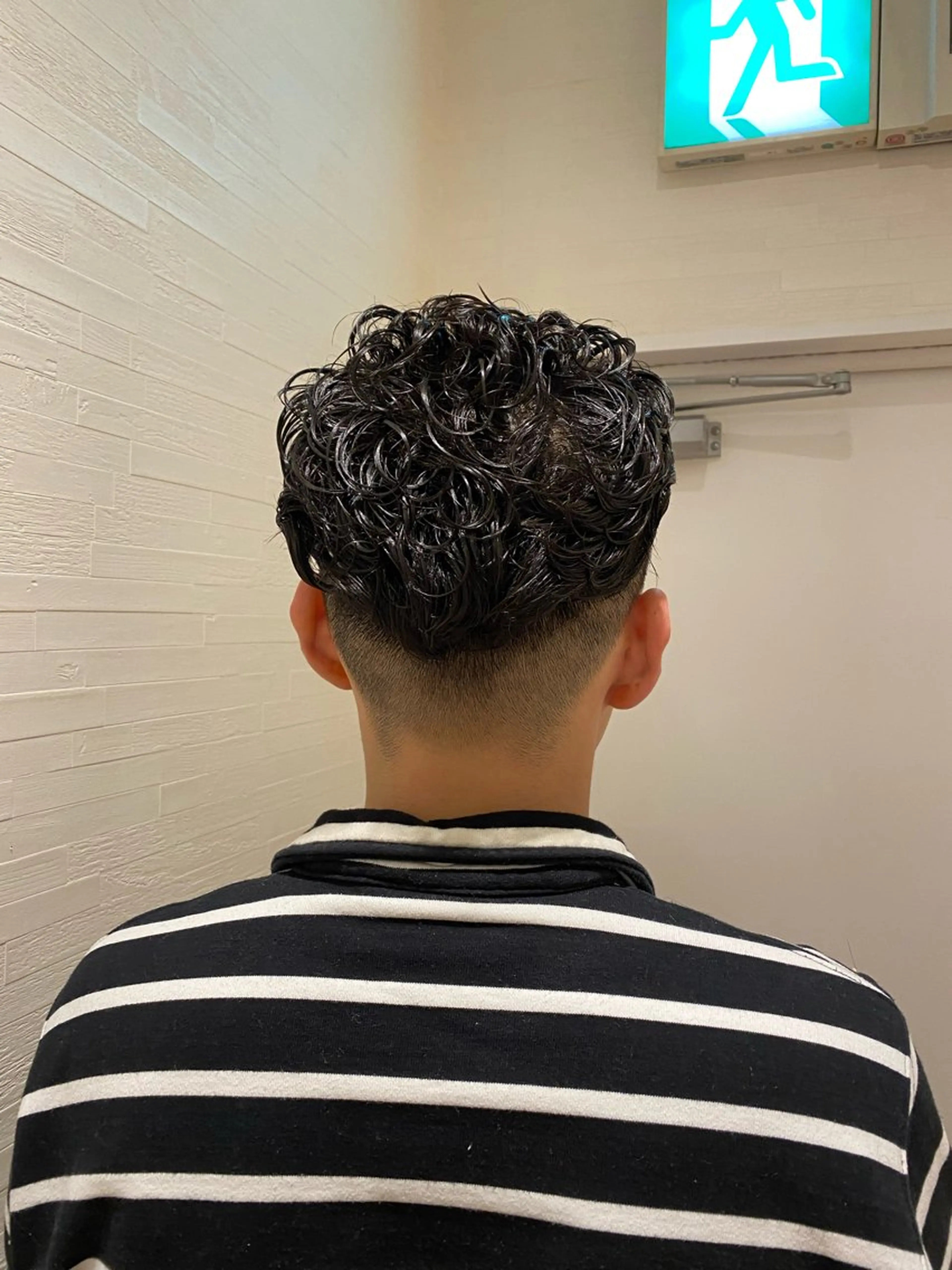 パーマ メンズ カット パーマ イシカワ ユウタのヘアスタイル