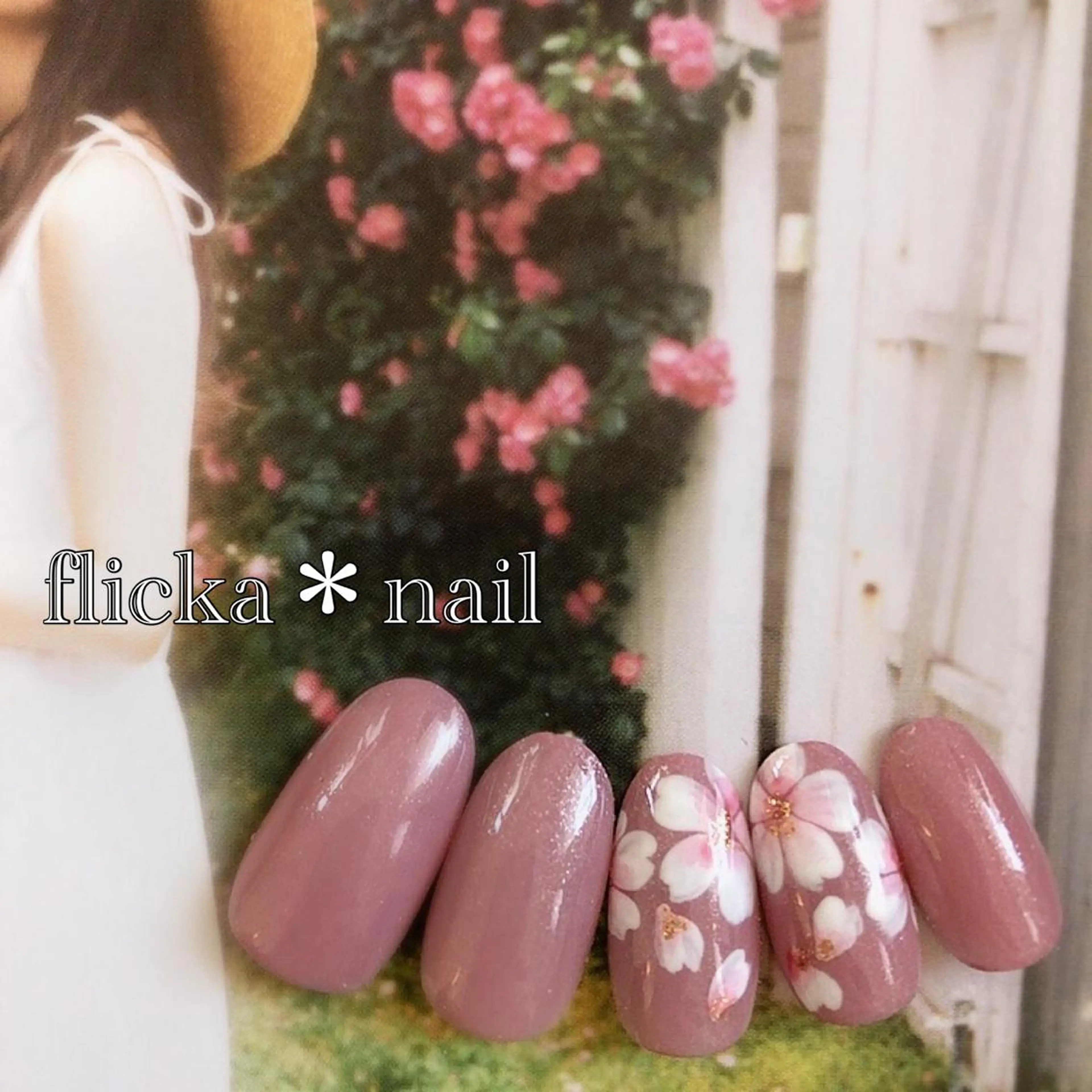 ネイル 桜ネイル ハンドネイル flicka＊nail所属・flicka* nailのネイルデザイン