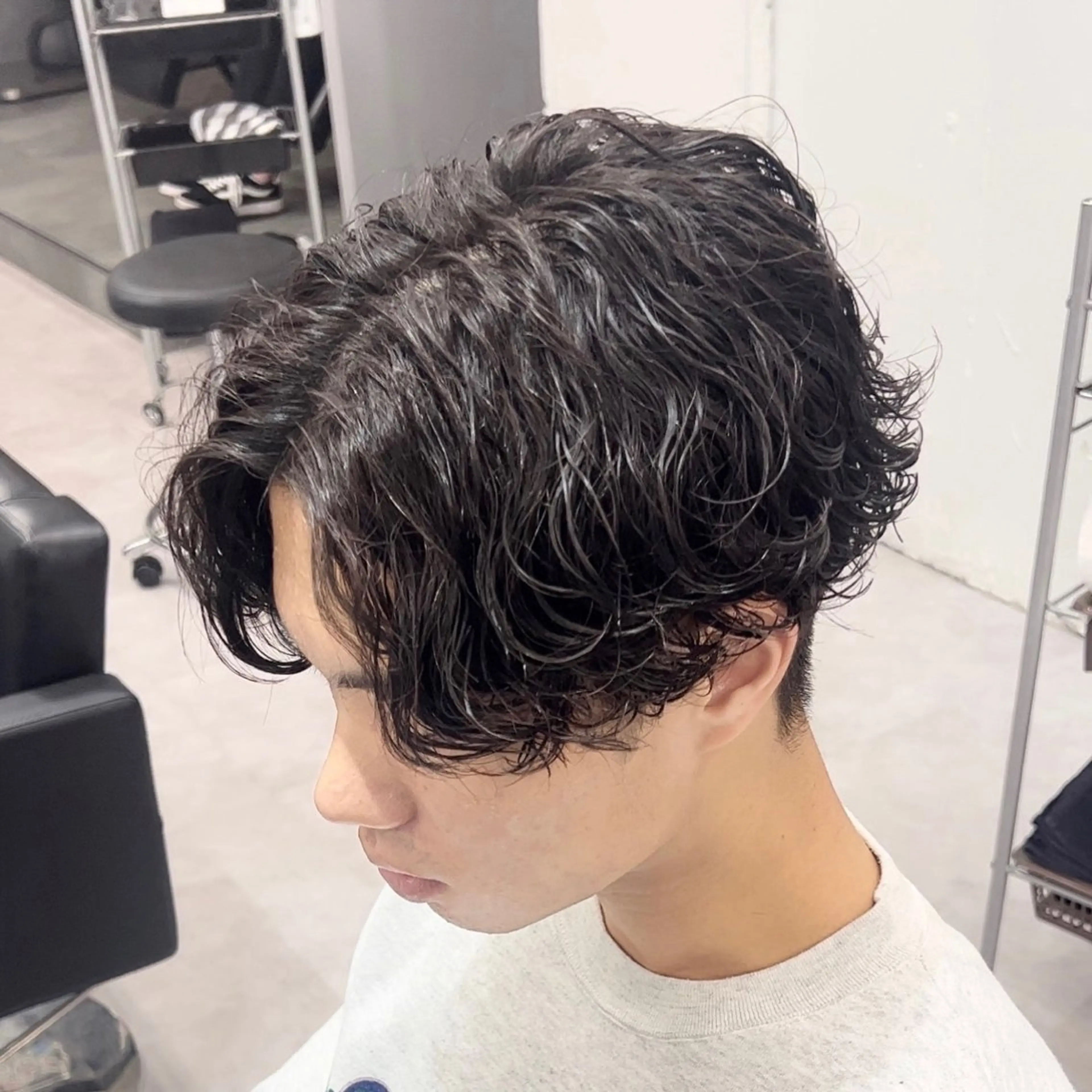 パーマ メンズ メンズパーマ 波巻きパーマ スパイラルパーマ 【メンズ特化美容師】 🐍NAO🐍のヘアスタイル