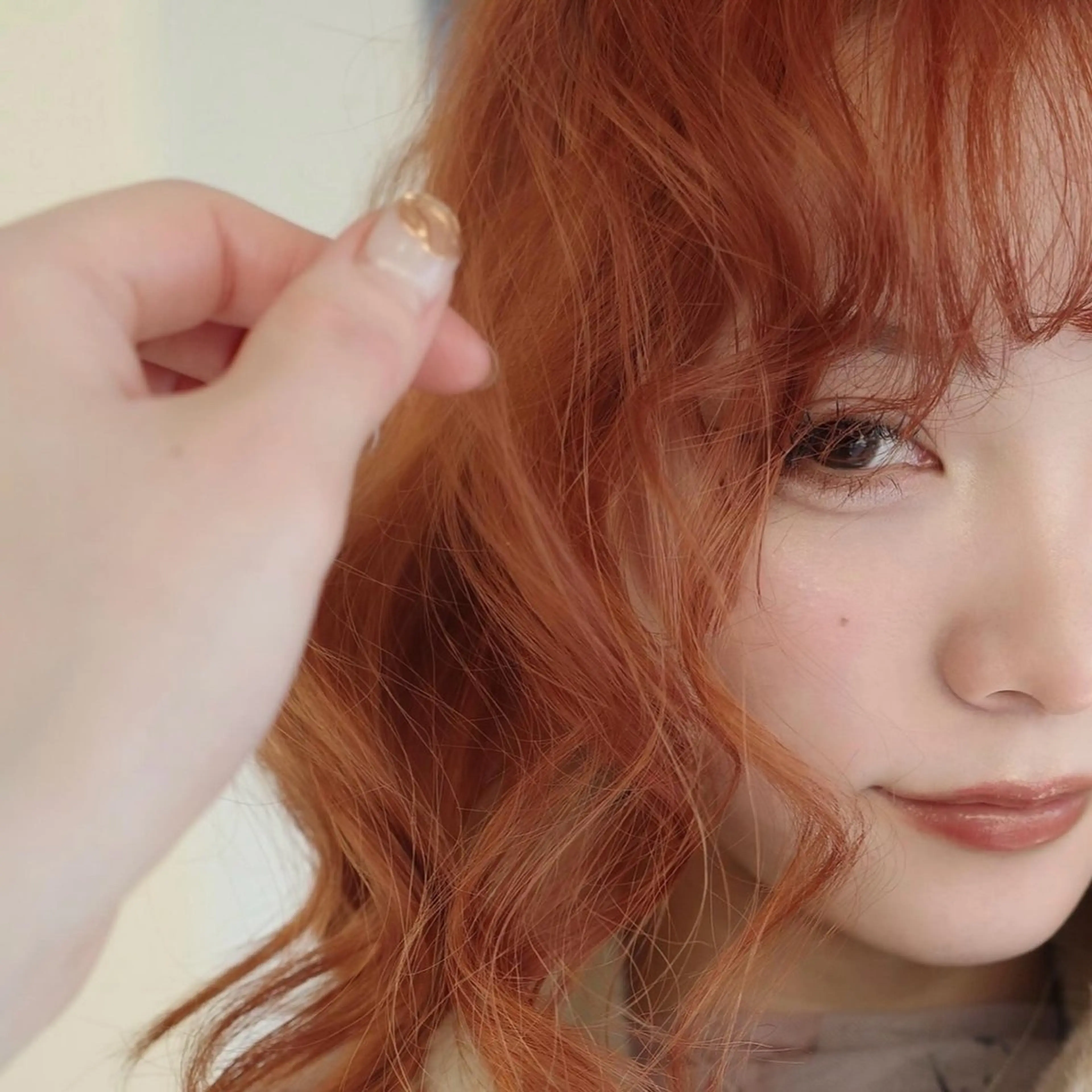 カラー ピンクカラー ヘアカラー トリートメント miyo .⋆のヘアスタイル