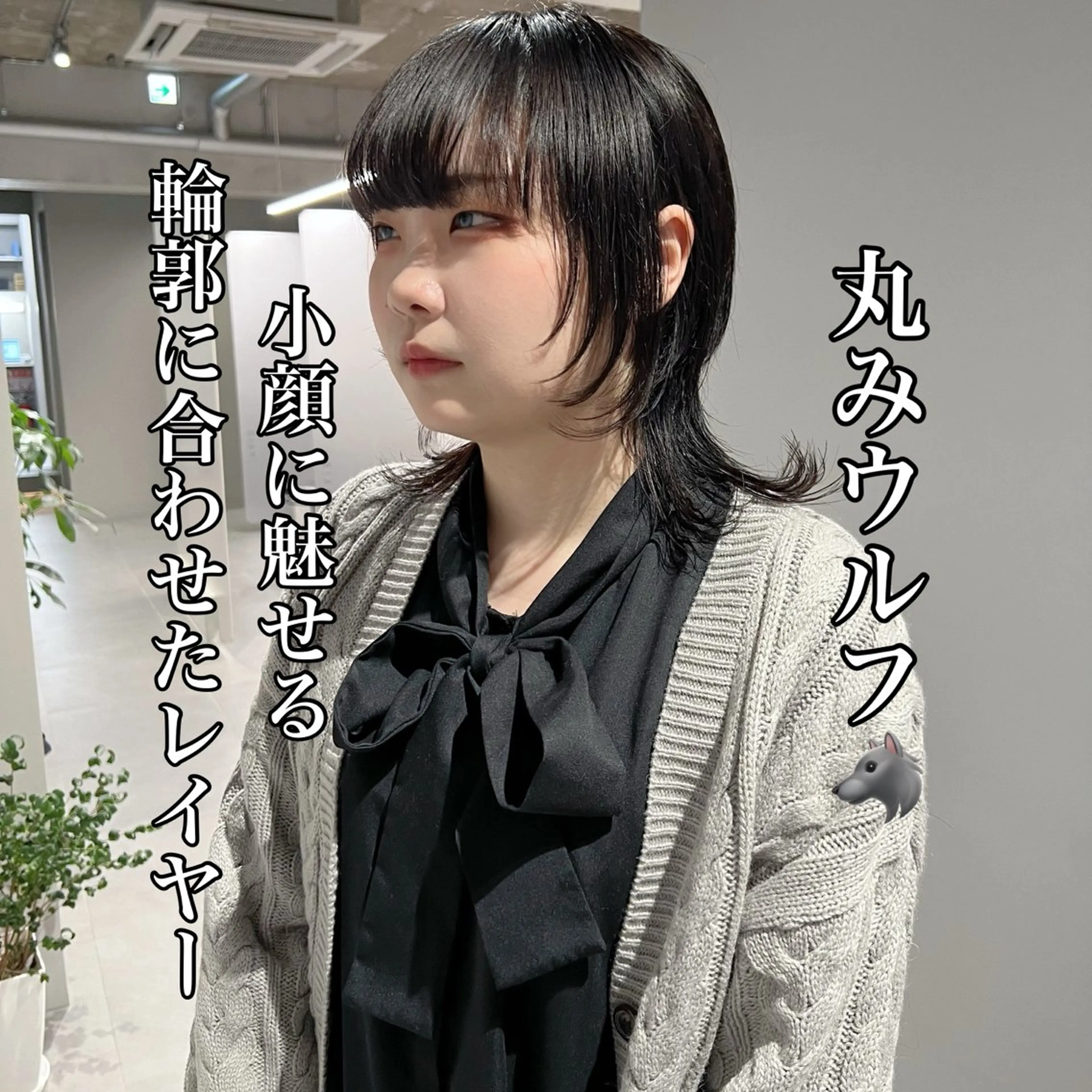 ミディアム カット 🐺立川のウルフ屋 さん🐺おかみ🐺のヘアスタイル