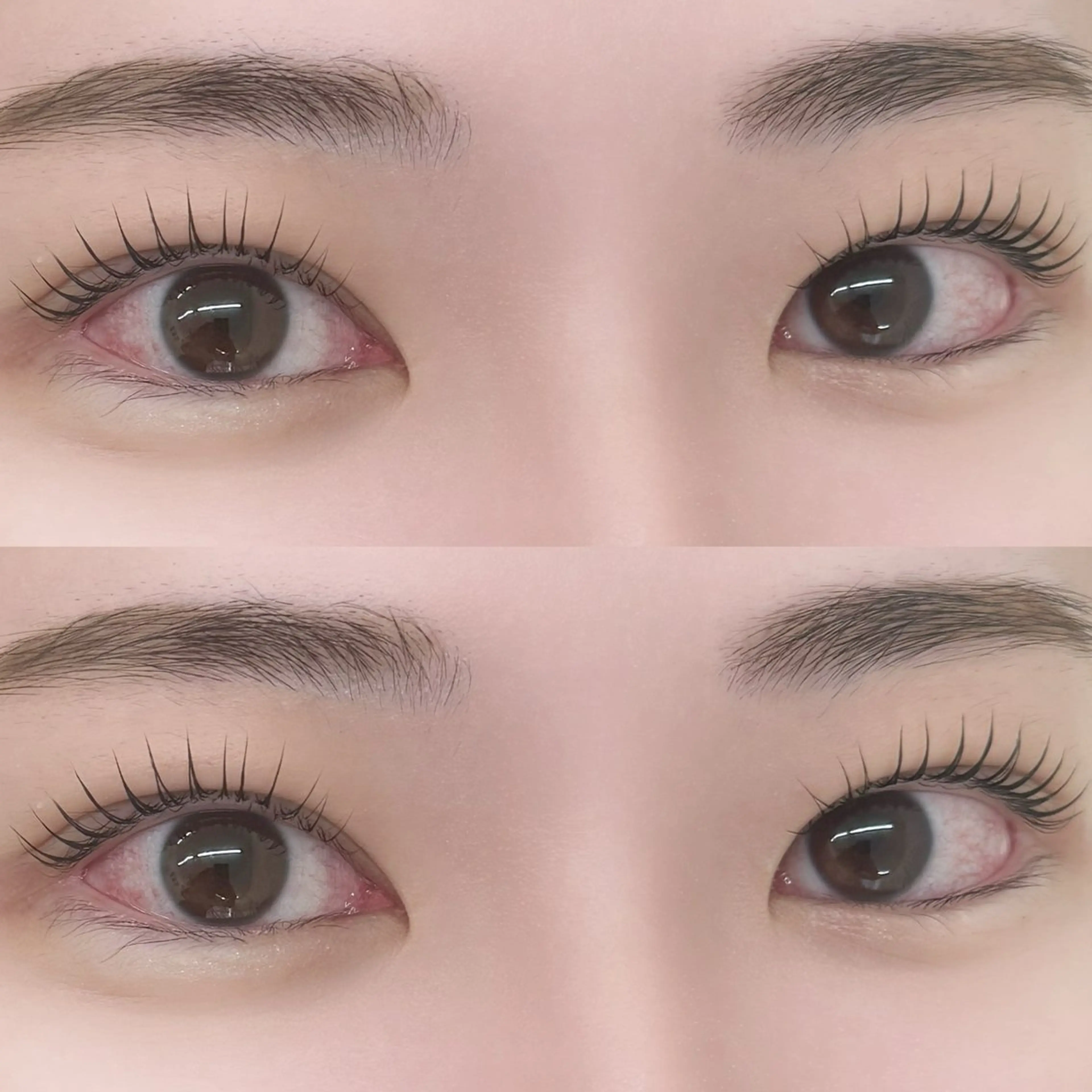 マツエク・マツパ 束感まつ毛 フラットラッシュ 韓国風マツエク ナチュラル パリジェンヌラッシュリフト マツパ CLUTCH江坂 こんどうのマツエク・マツパデザイン