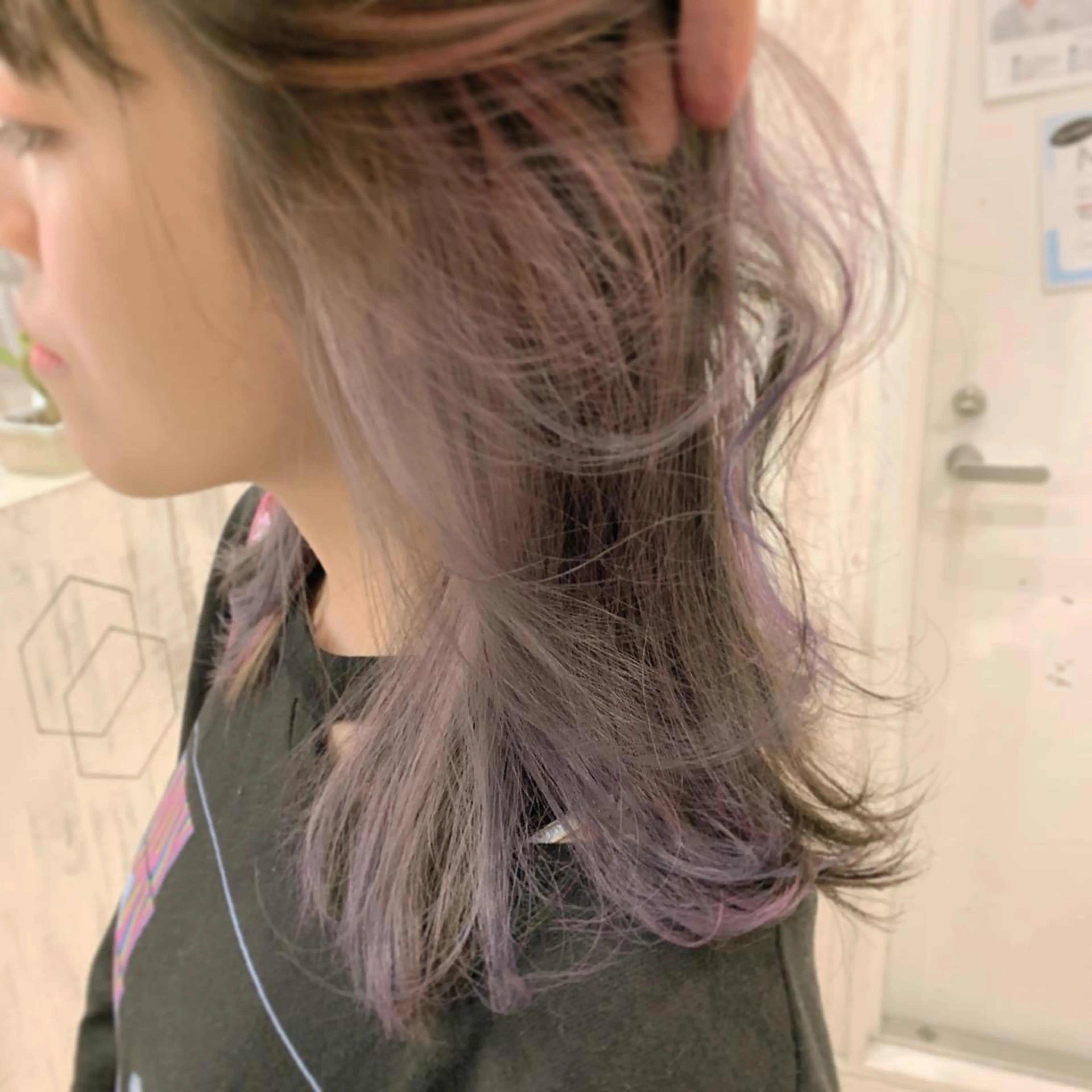 ショート カラー インナーカラー ハイトーンカラー RYUのヘアスタイル