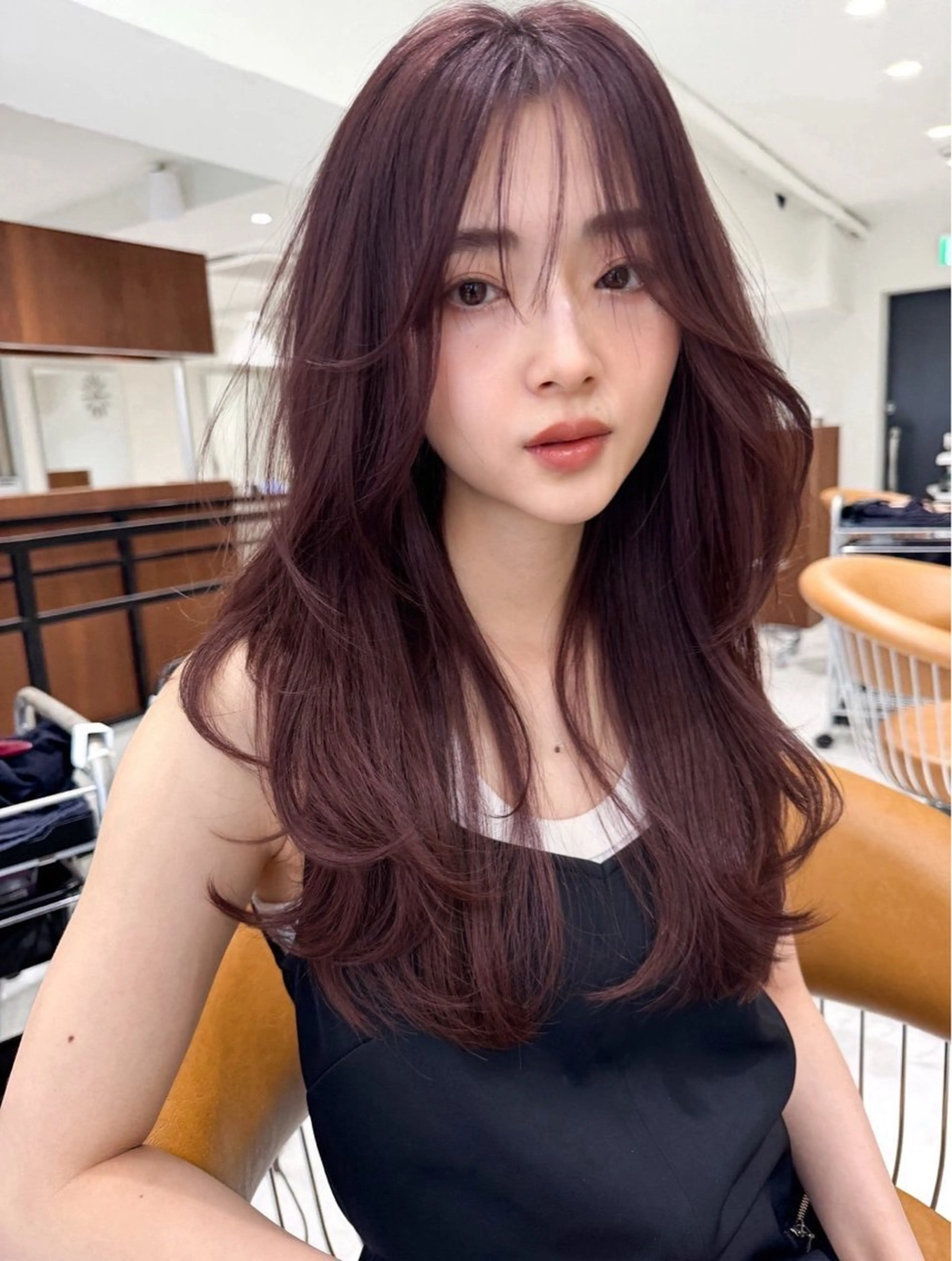 ロング カラー ヘアカラー 韓国風/艶カラー/ 透明感/水野啓太のヘアスタイル