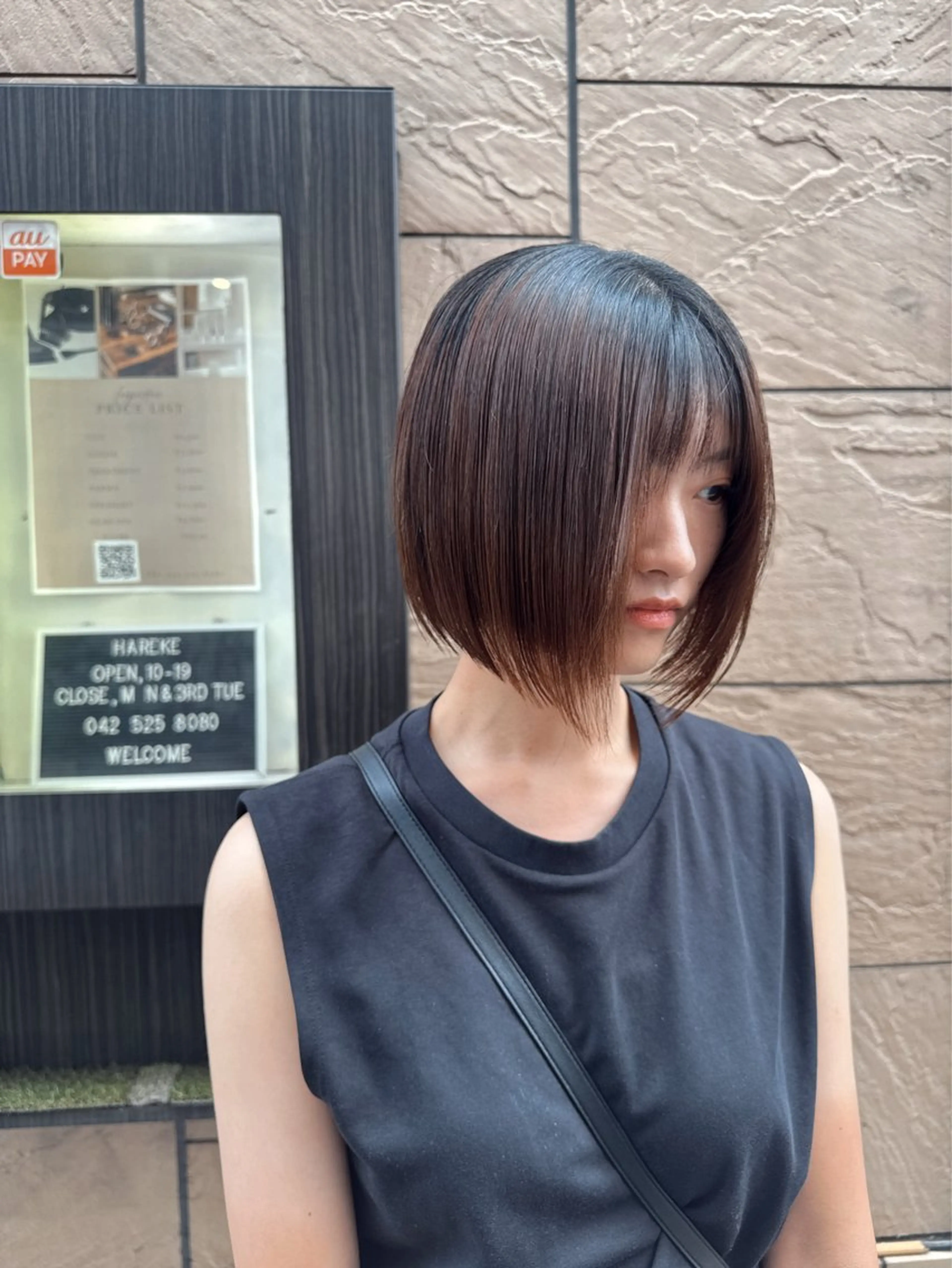 ショート パーマ ショートヘア パーマ 縮毛矯正 トリートメント HAREKE Loopidea所属・鈴木結花/立川美容師 /モデル募集のヘアスタイル