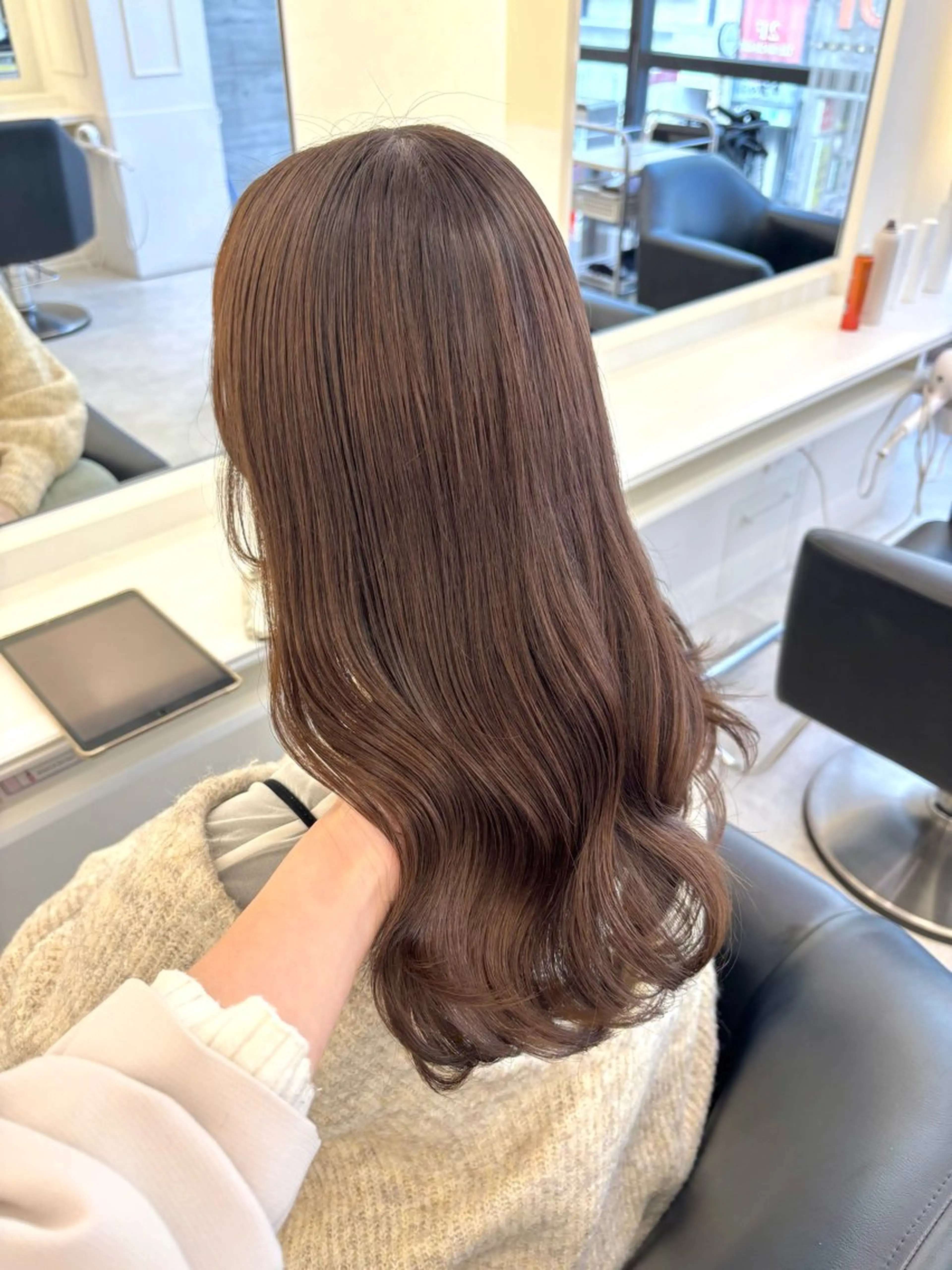 セミロング カラー カット ヘアカラー ParveMix‎‎ ‎🤍加藤理沙のヘアスタイル