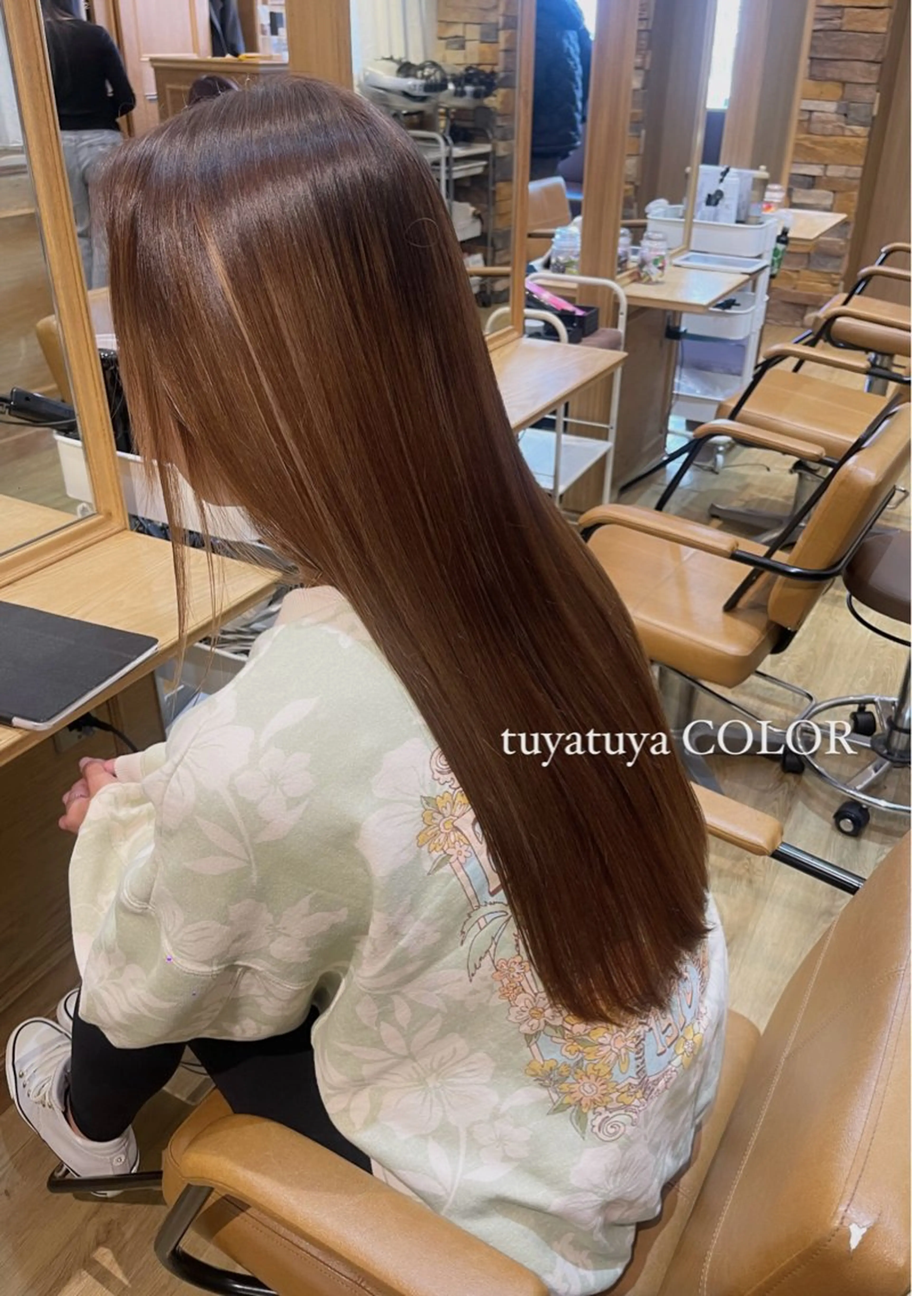 ロング カラー ヘアカラー トリートメント 🌸shuka🌸新 宿/coloristのヘアスタイル