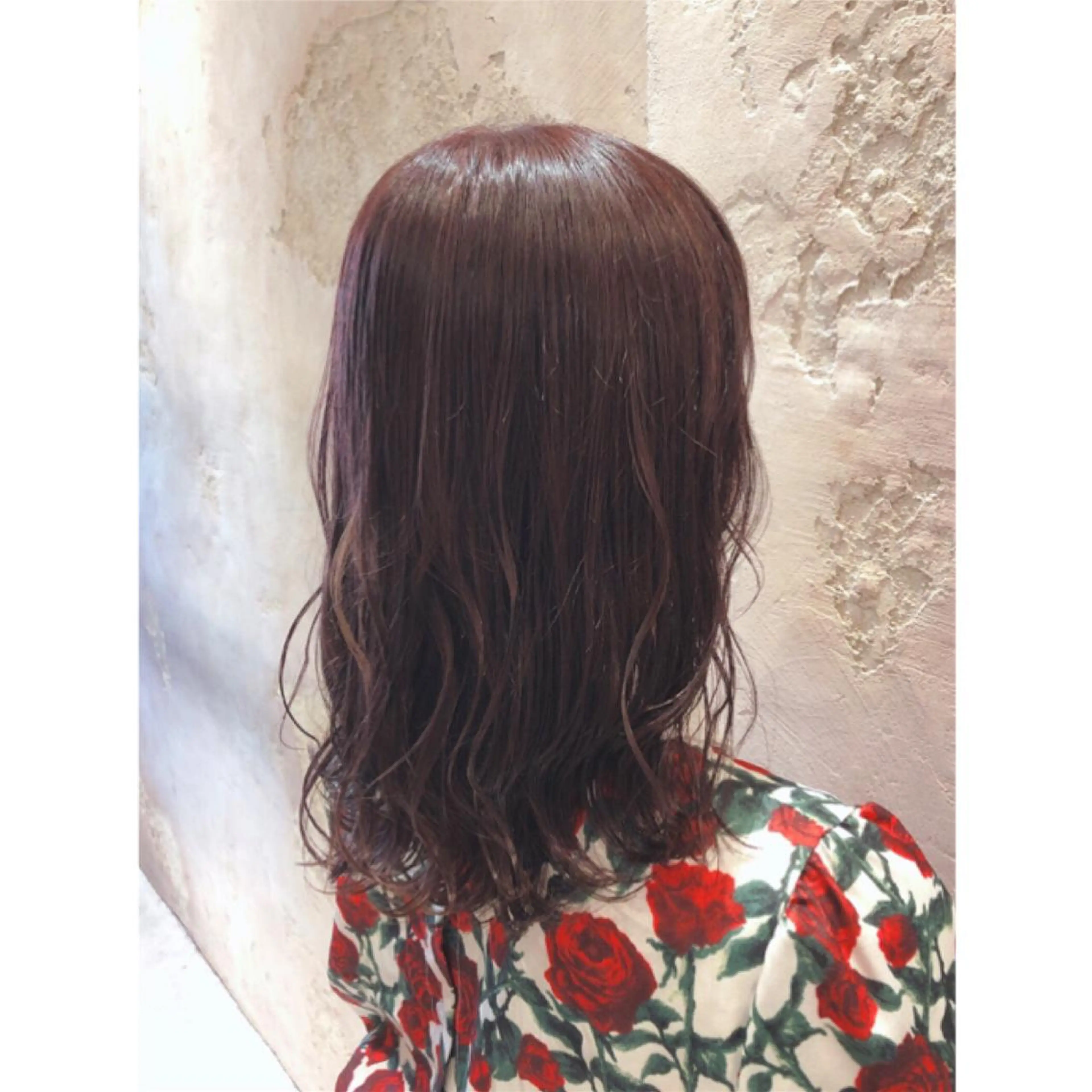 ミディアム カット ヘアカラー トリートメント 代表山口ひな 髪質改善のプロのヘアスタイル