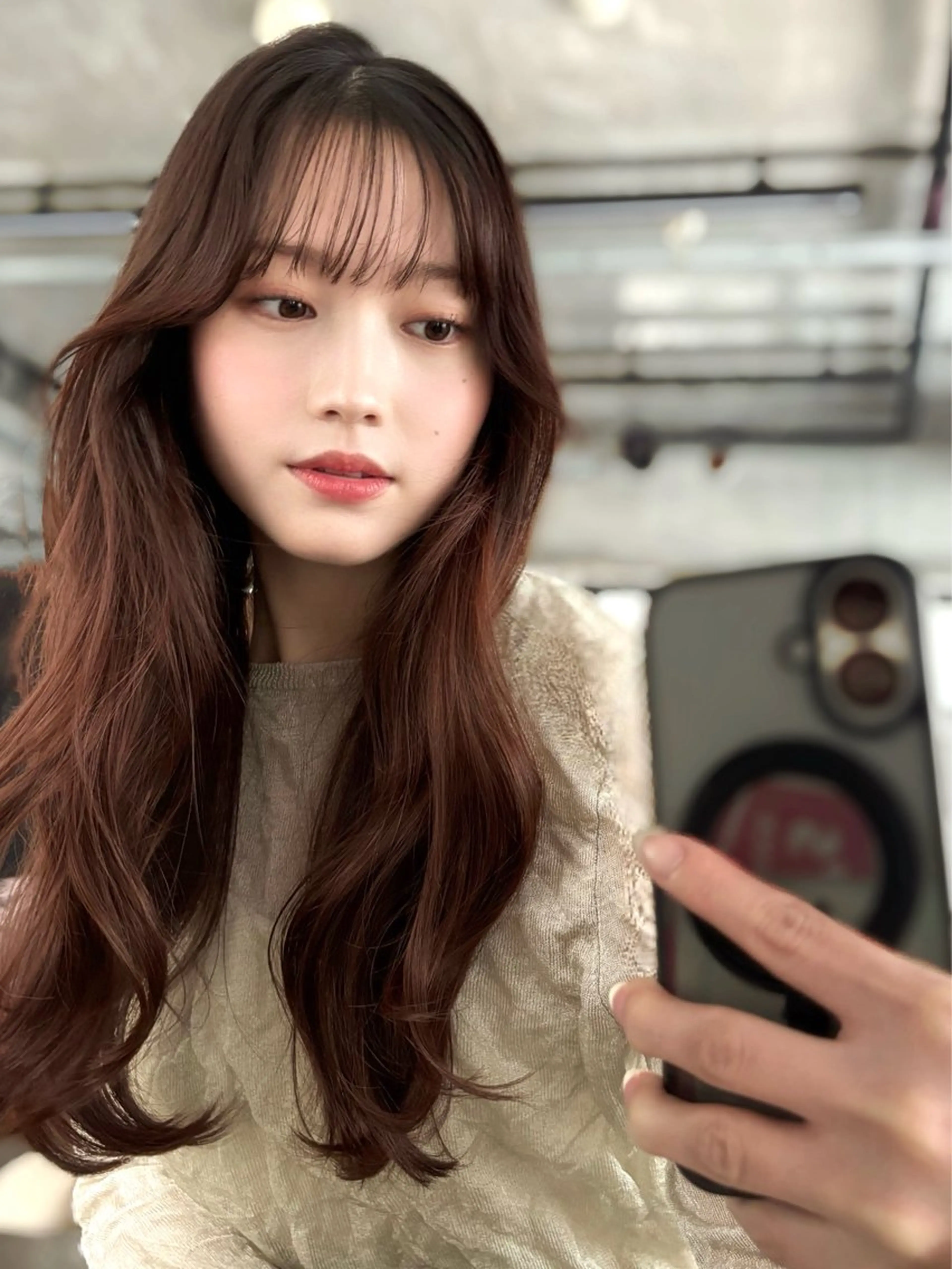 セミロング カット ヘアカラー トリートメント AINANLY 明治神宮前店所属・似合わせレイヤー モテカラー🧸三科のヘアスタイル