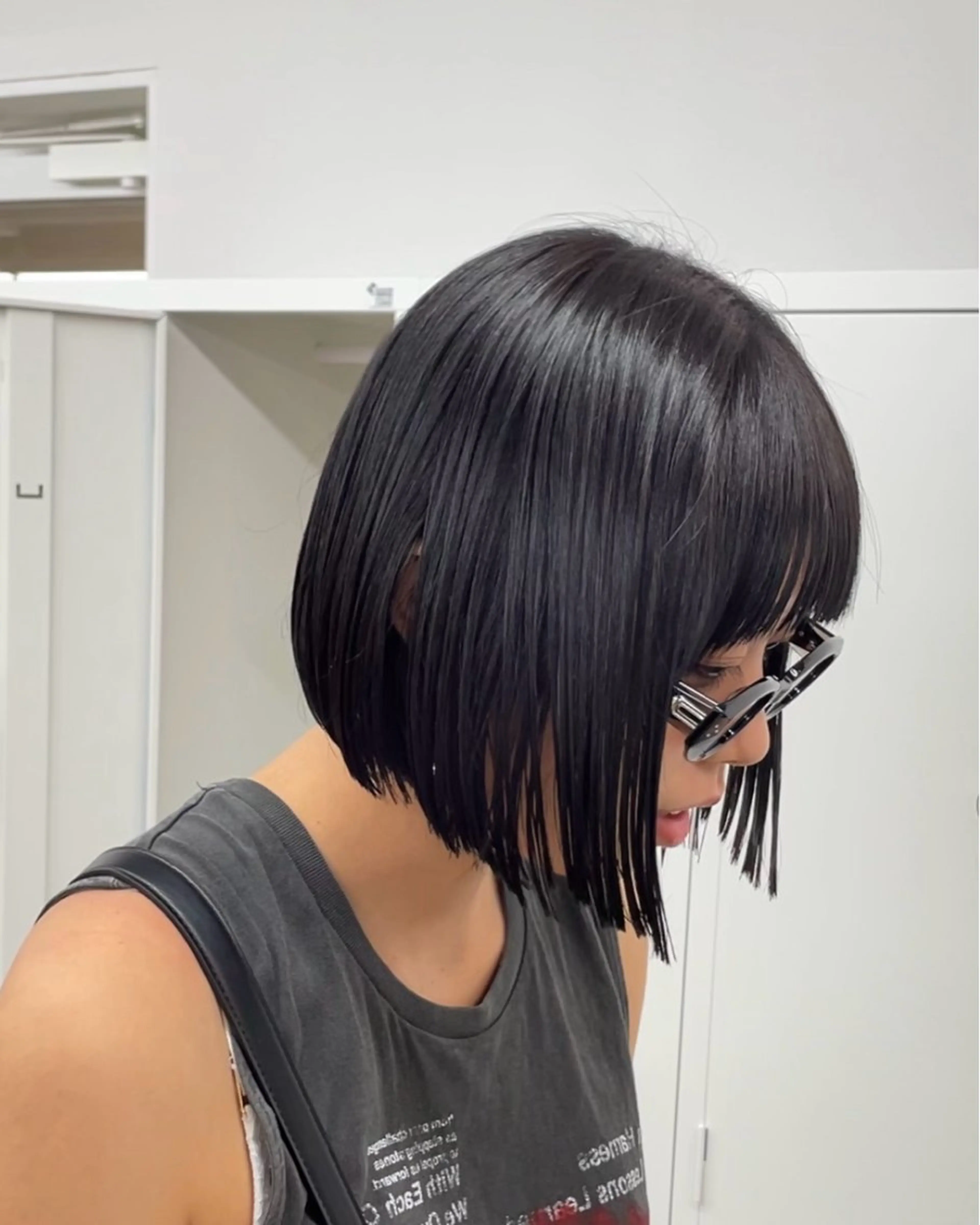 ショート カット トリートメント レイヤーパーマ/ ショートパーマ/横浜のヘアスタイル