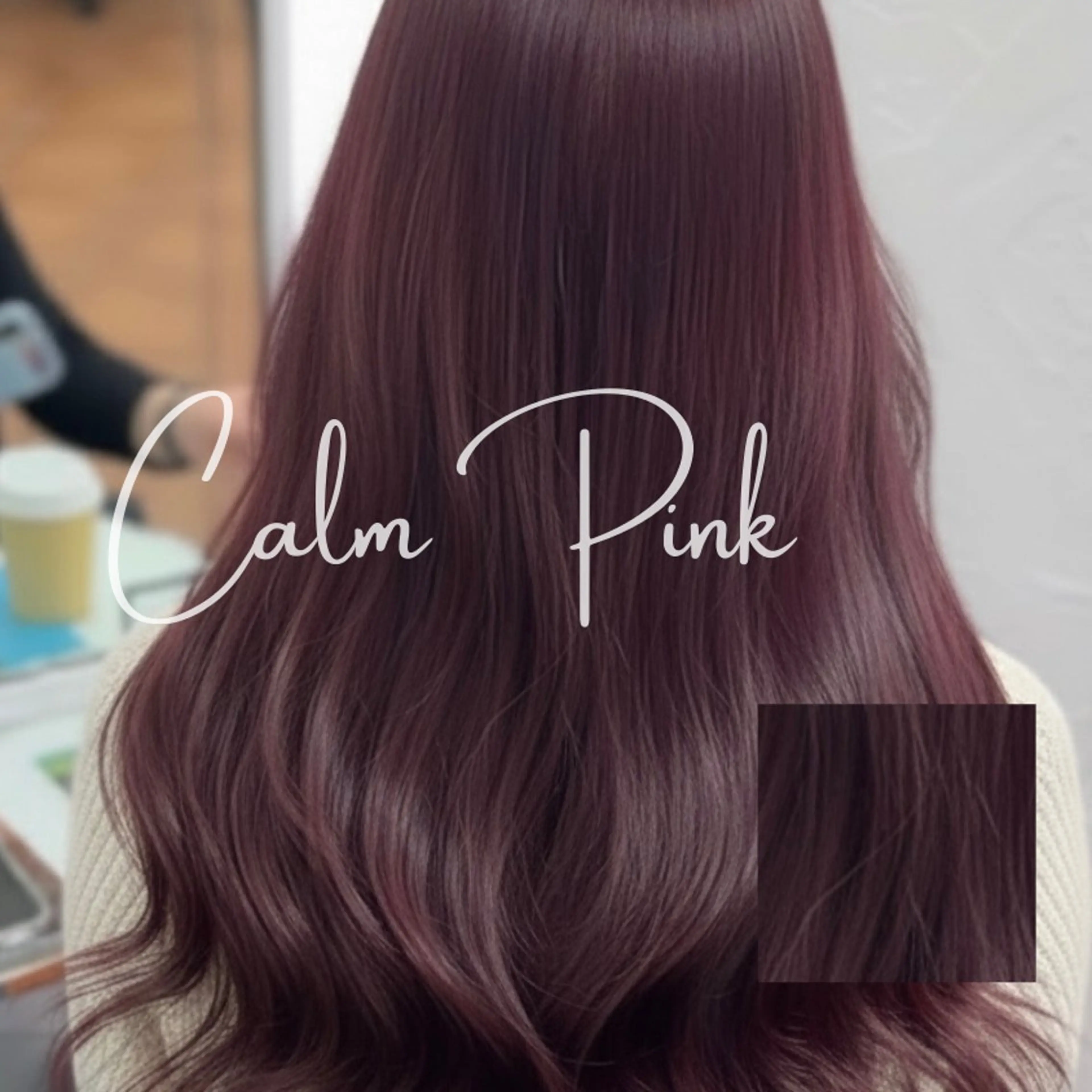 ロング カラー ブリーチ ブリーチなしカラー レッドカラー ヘアカラー マンスルージュKITTEマルイ博多店所属・20:30〜博多駅 マルイ7階/市川のヘアスタイル