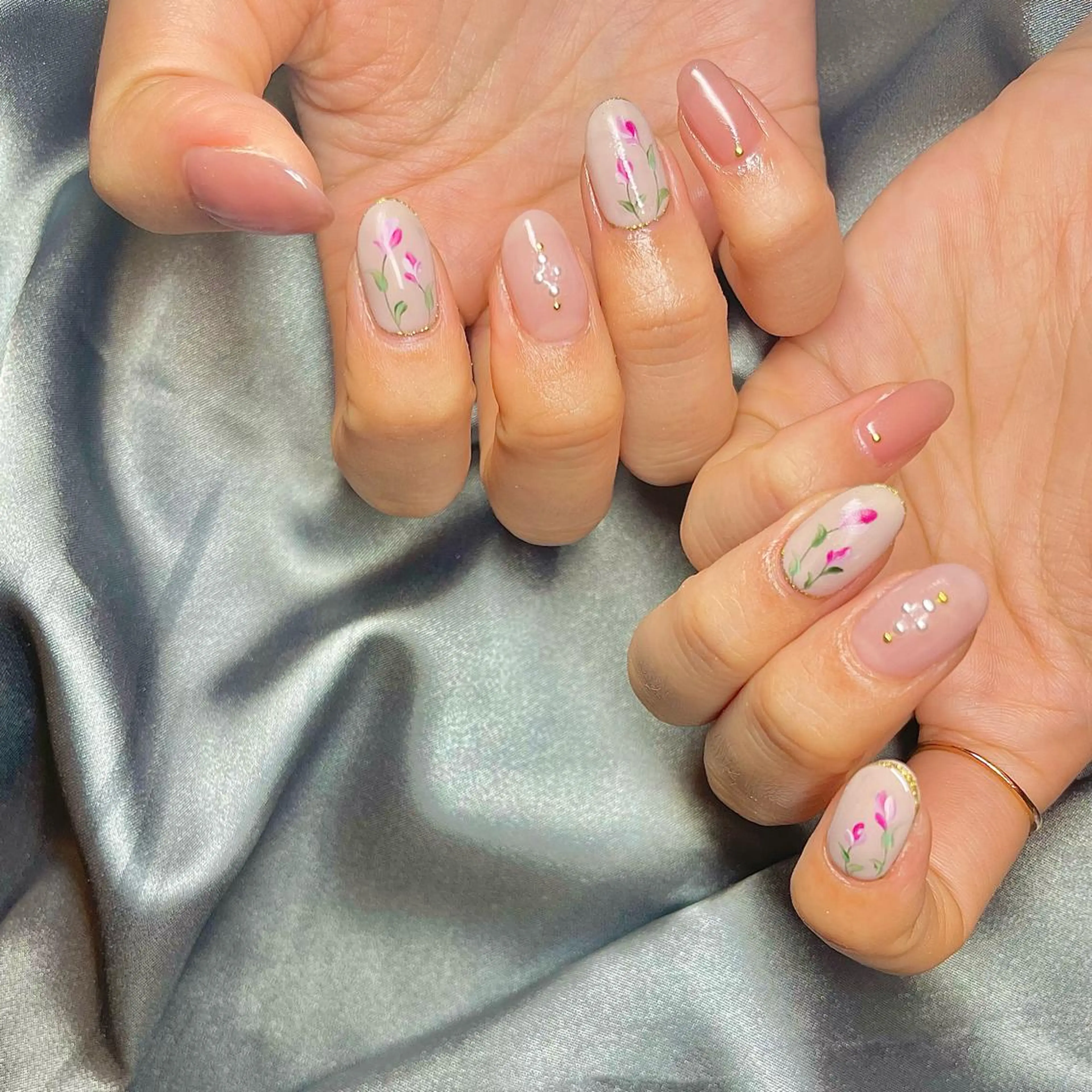 ミディアム カラー パーマ ヘアアレンジ メンズ キッズ ネイル マツエク・マツパ アイブロウ nail&eye Aoのマツエク・マツパデザイン