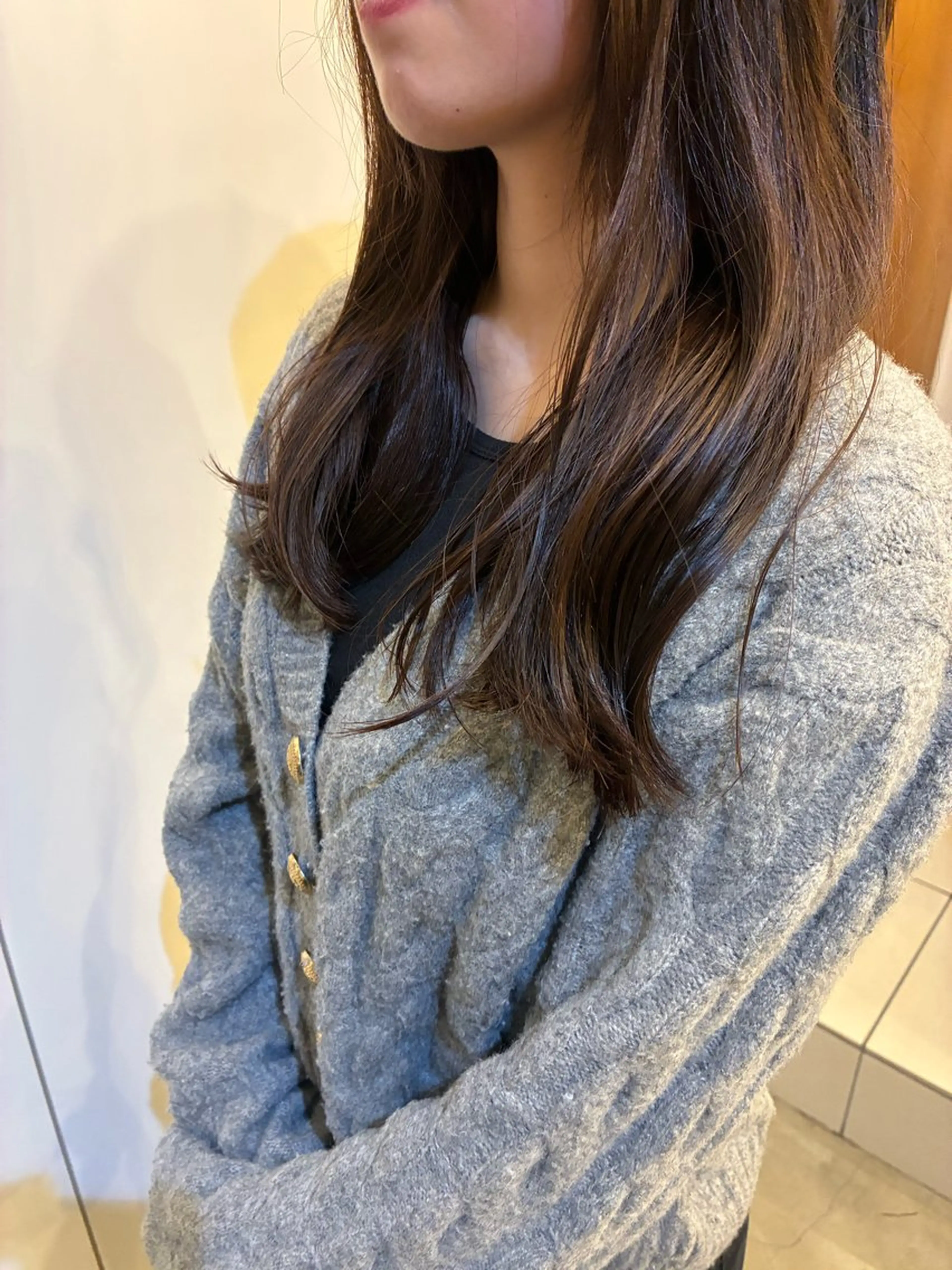 ロング パーマ カット パーマ aen parlor所属・💐レイヤー/透明感 /りゅーき💐のヘアスタイル